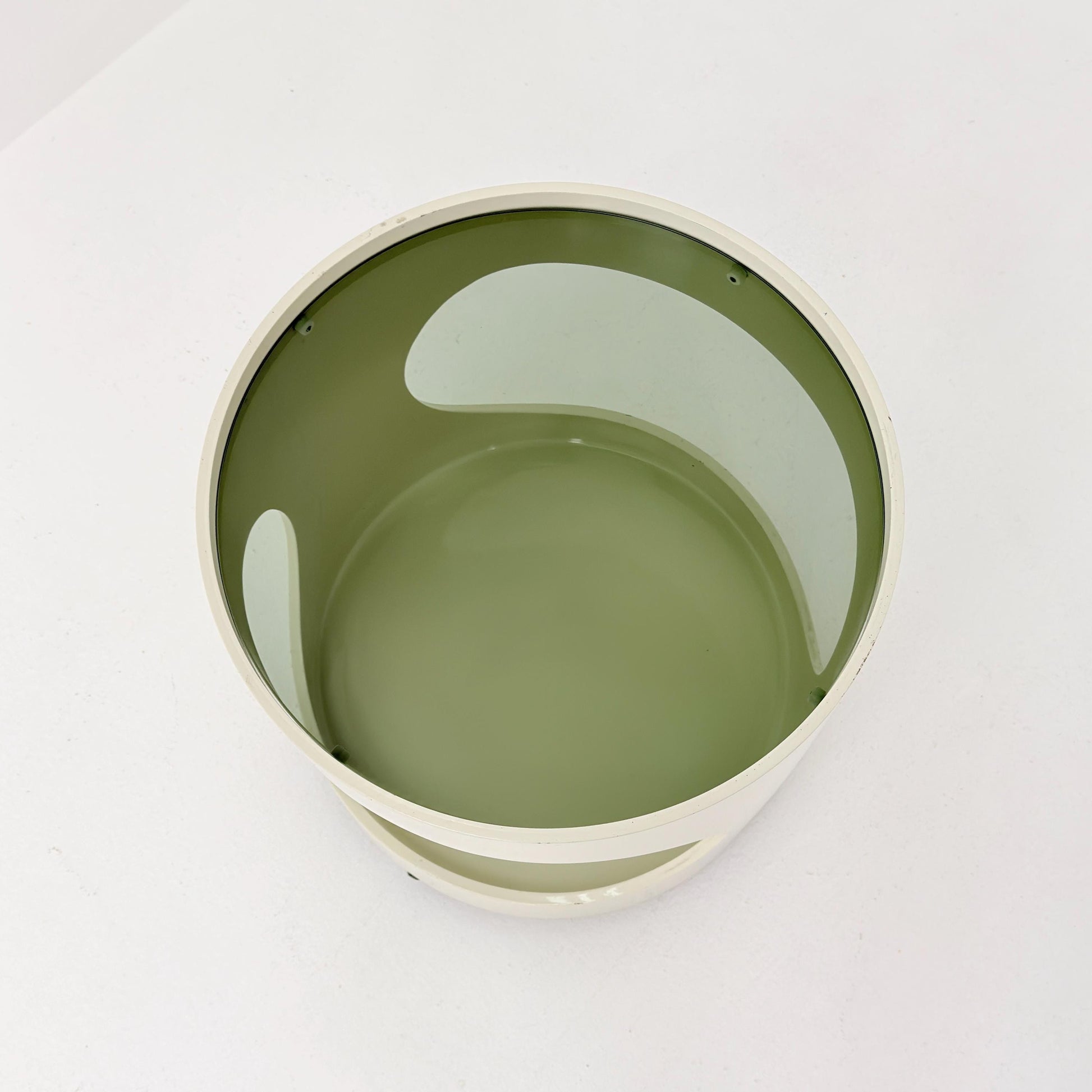 Mid-Century Space Age Side Table “Luna” by Opal Kleinmöbel Germany 1970s