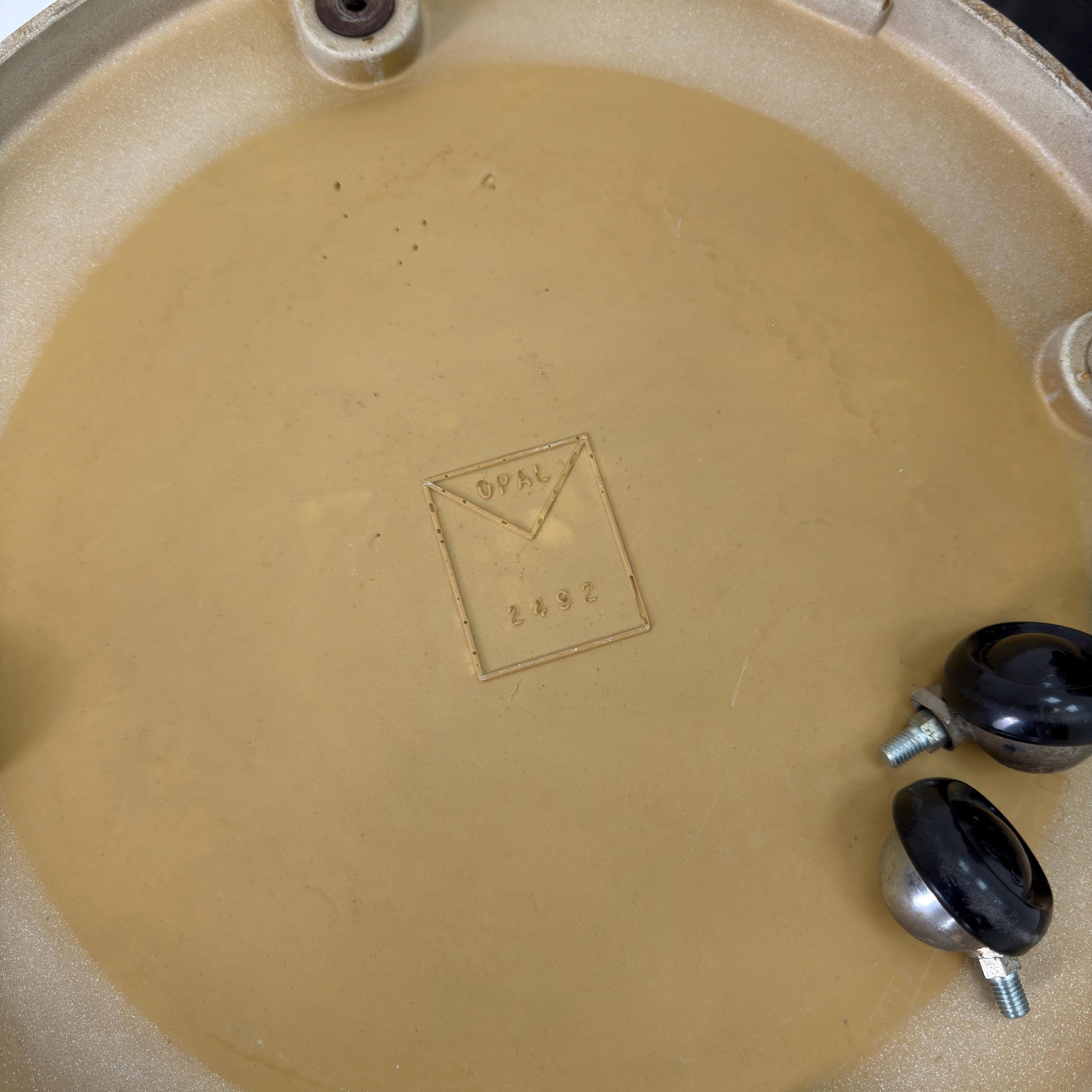 Mid-Century Space Age Side Table “Luna” by Opal Kleinmöbel Germany 1970s