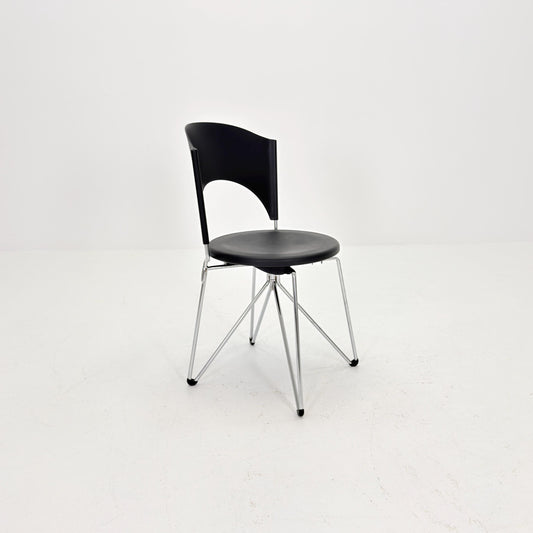 Mid Century Sophia Chairs by Carlo Bartoli for Bonaldo Italy 1980s