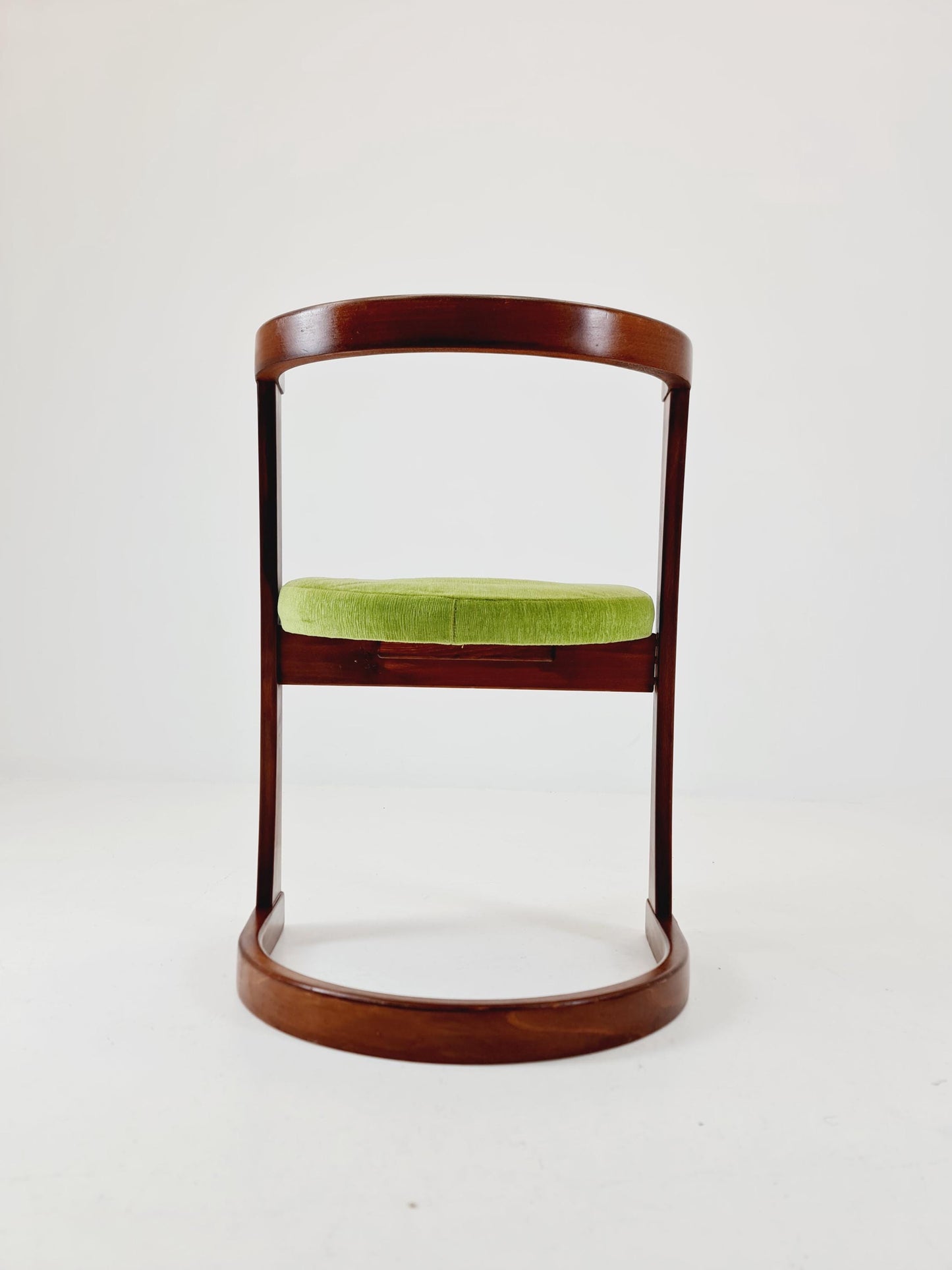Midcentury Modern vintage chair by Willy Rizzo 1960s Italy