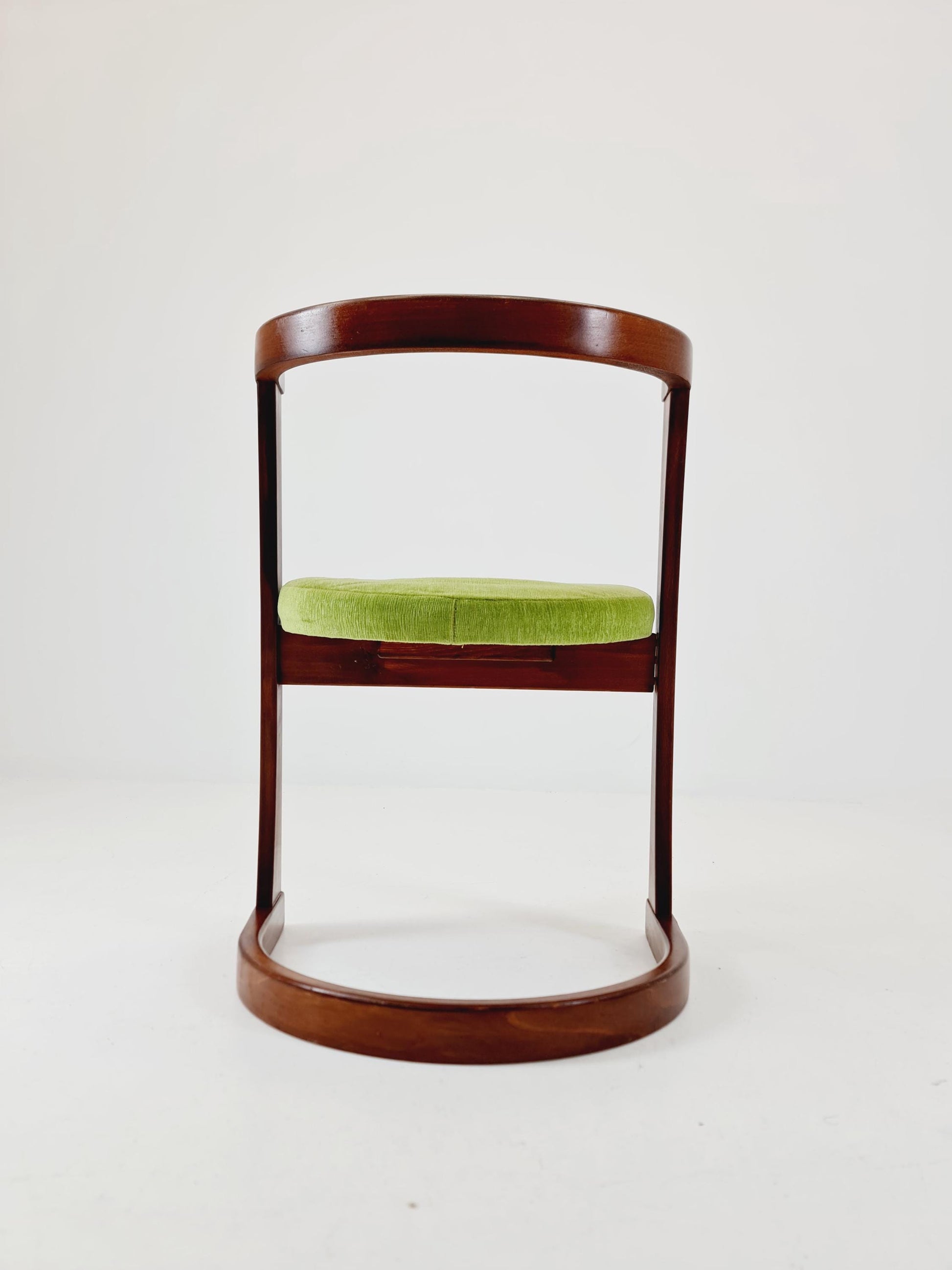 Midcentury Modern vintage chair by Willy Rizzo 1960s Italy