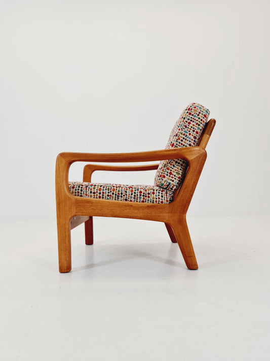 Mid century Danish easy lounge chairs by Juul Kristensen , 1970s,