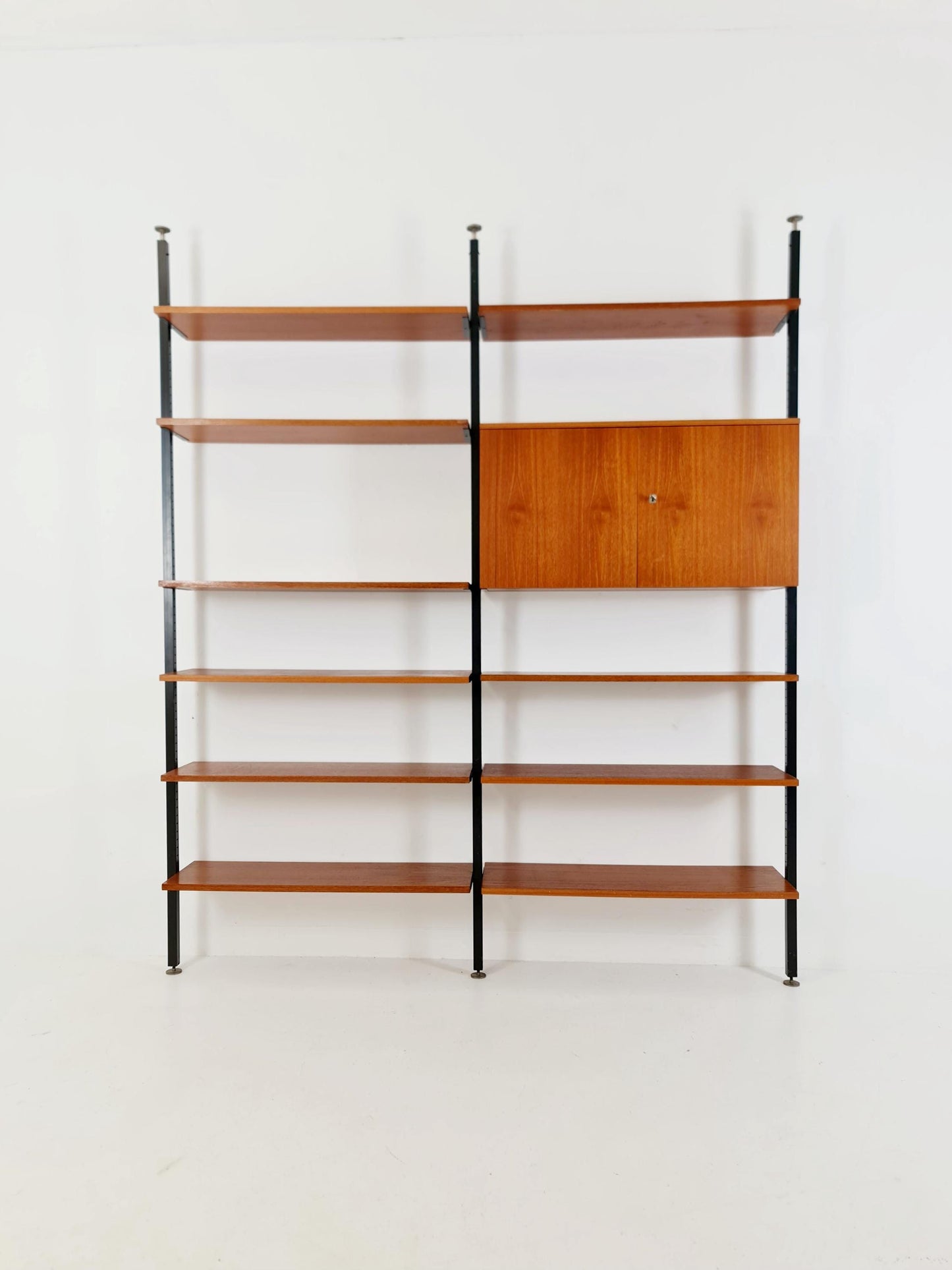 Rare German freestanding shelf-system by Günter Renkel for Rego Twen in Teak 1950s