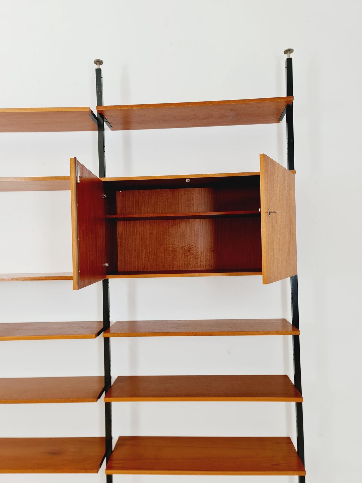 Rare German freestanding shelf-system by Günter Renkel for Rego Twen in Teak 1950s