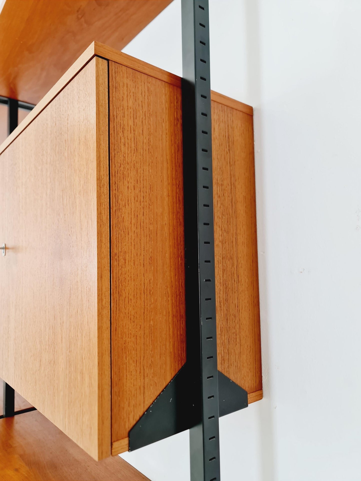Rare German freestanding shelf-system by Günter Renkel for Rego Twen in Teak 1950s