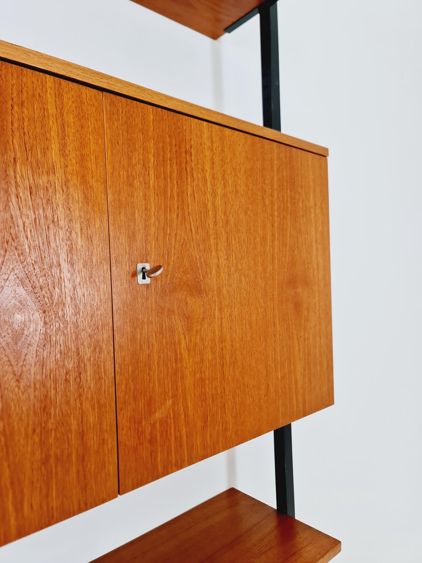 Rare German freestanding shelf-system by Günter Renkel for Rego Twen in Teak 1950s