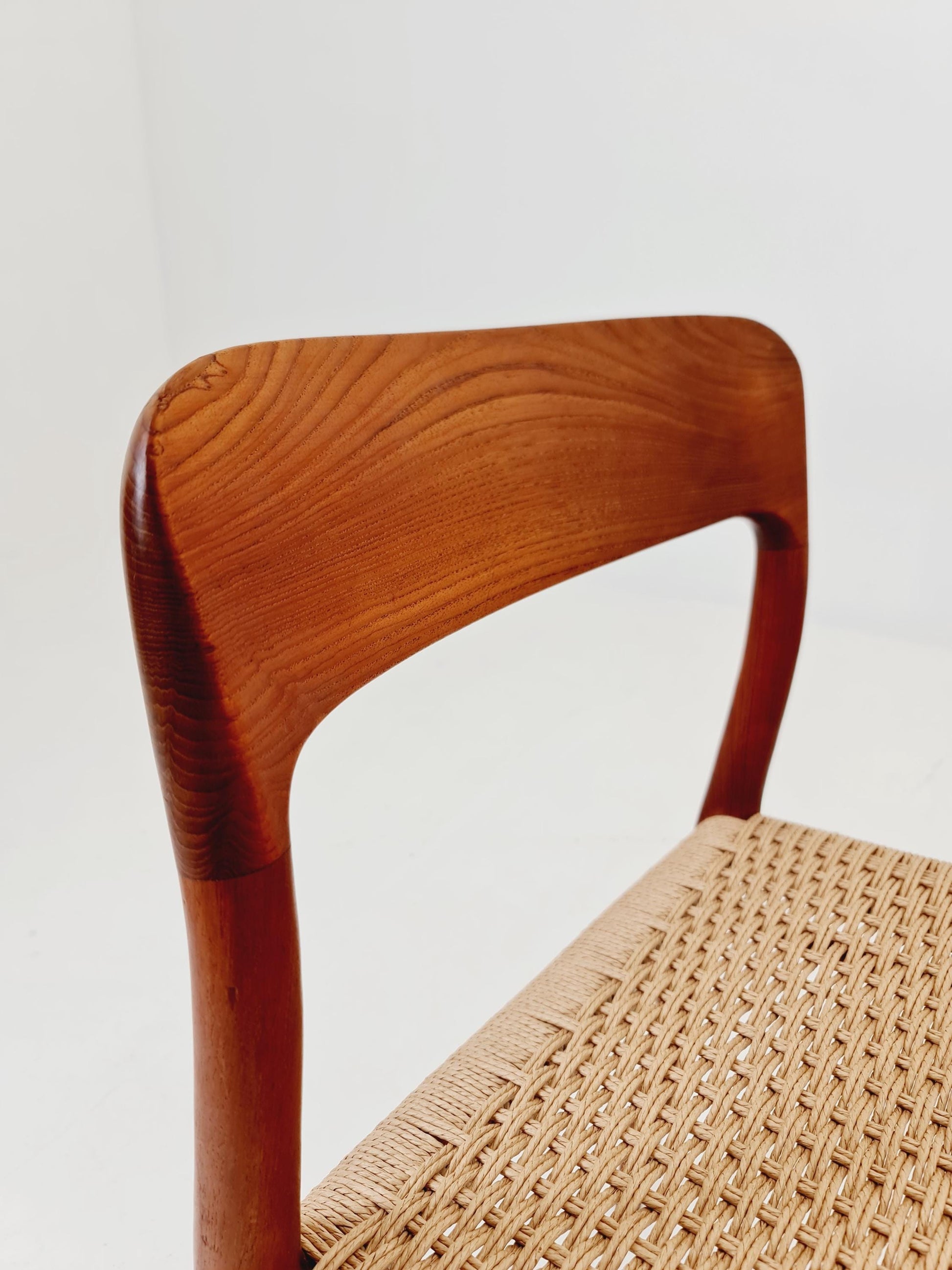 MidCentury Danish teak Dining Chairs Niels O.Moller, 1960s Modell 75 ,Set of 6