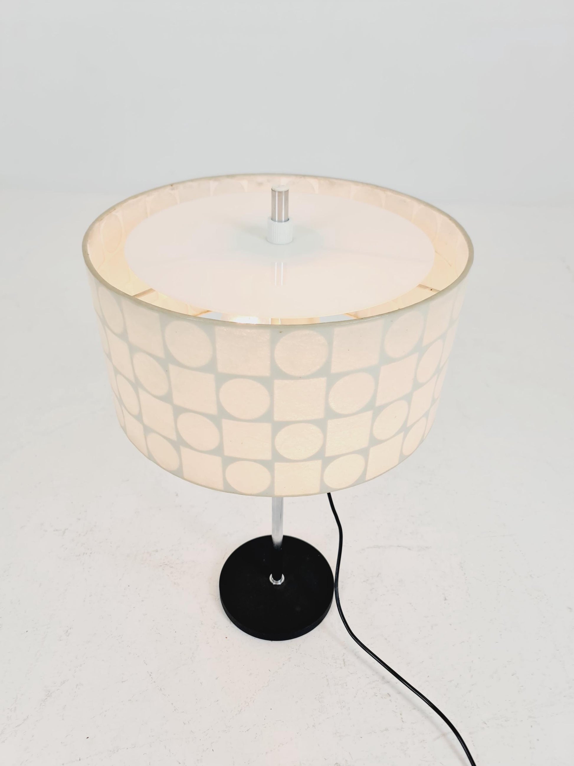 Mid century Super Rare Cocoon Table lamp , by goldkant , 1960s