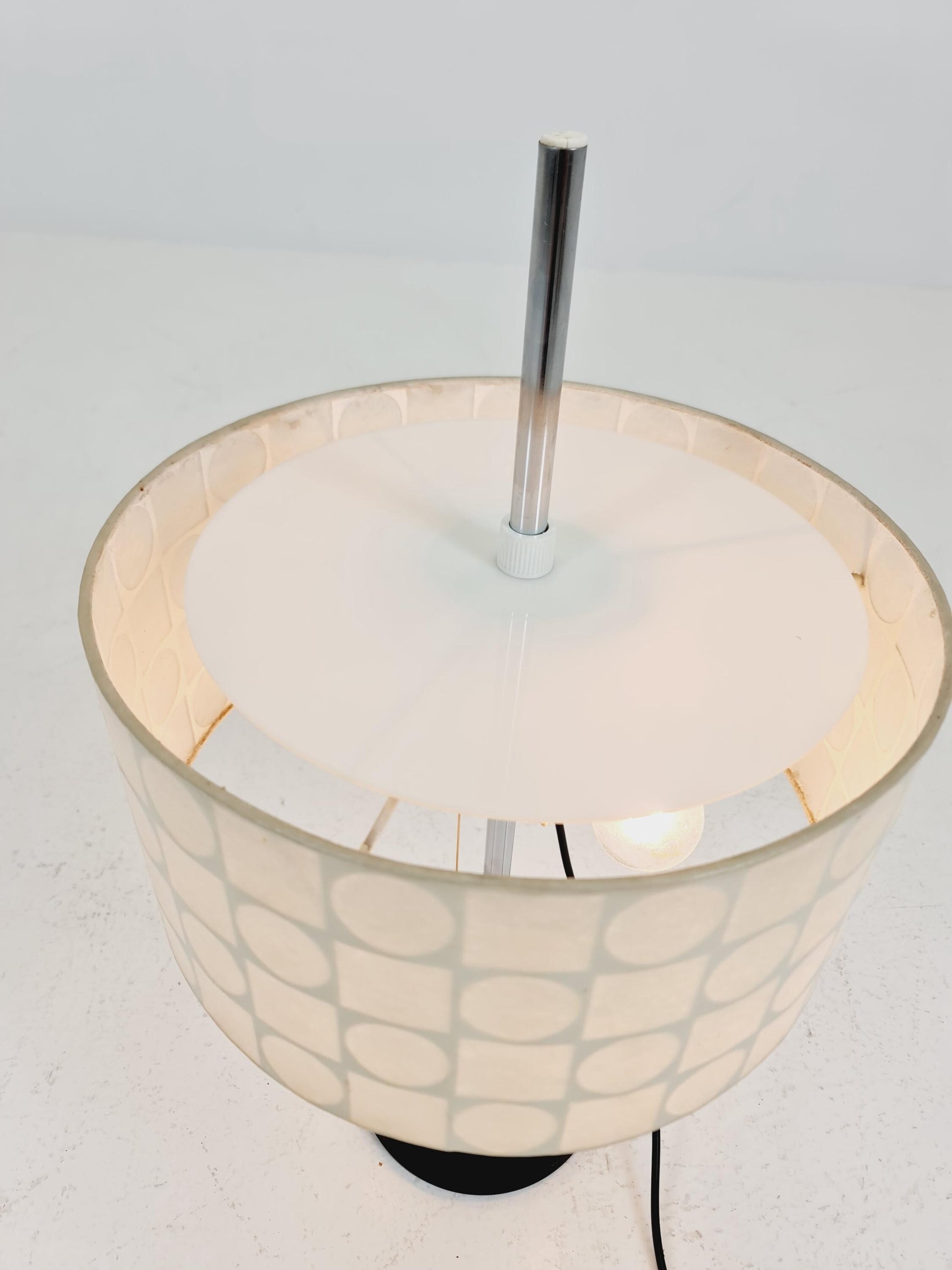 Mid century Super Rare Cocoon Table lamp , by goldkant , 1960s