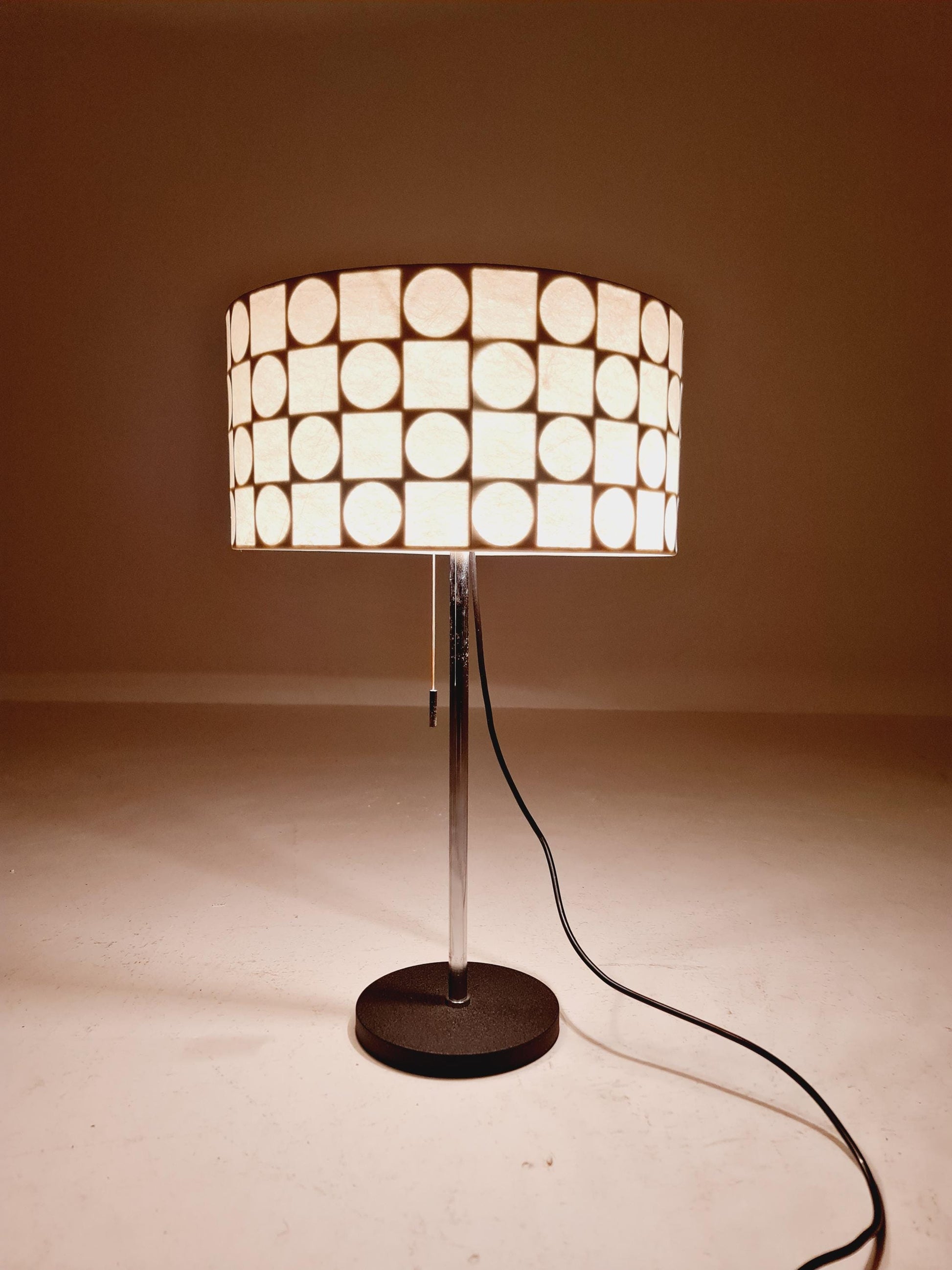 Mid century Super Rare Cocoon Table lamp , by goldkant , 1960s