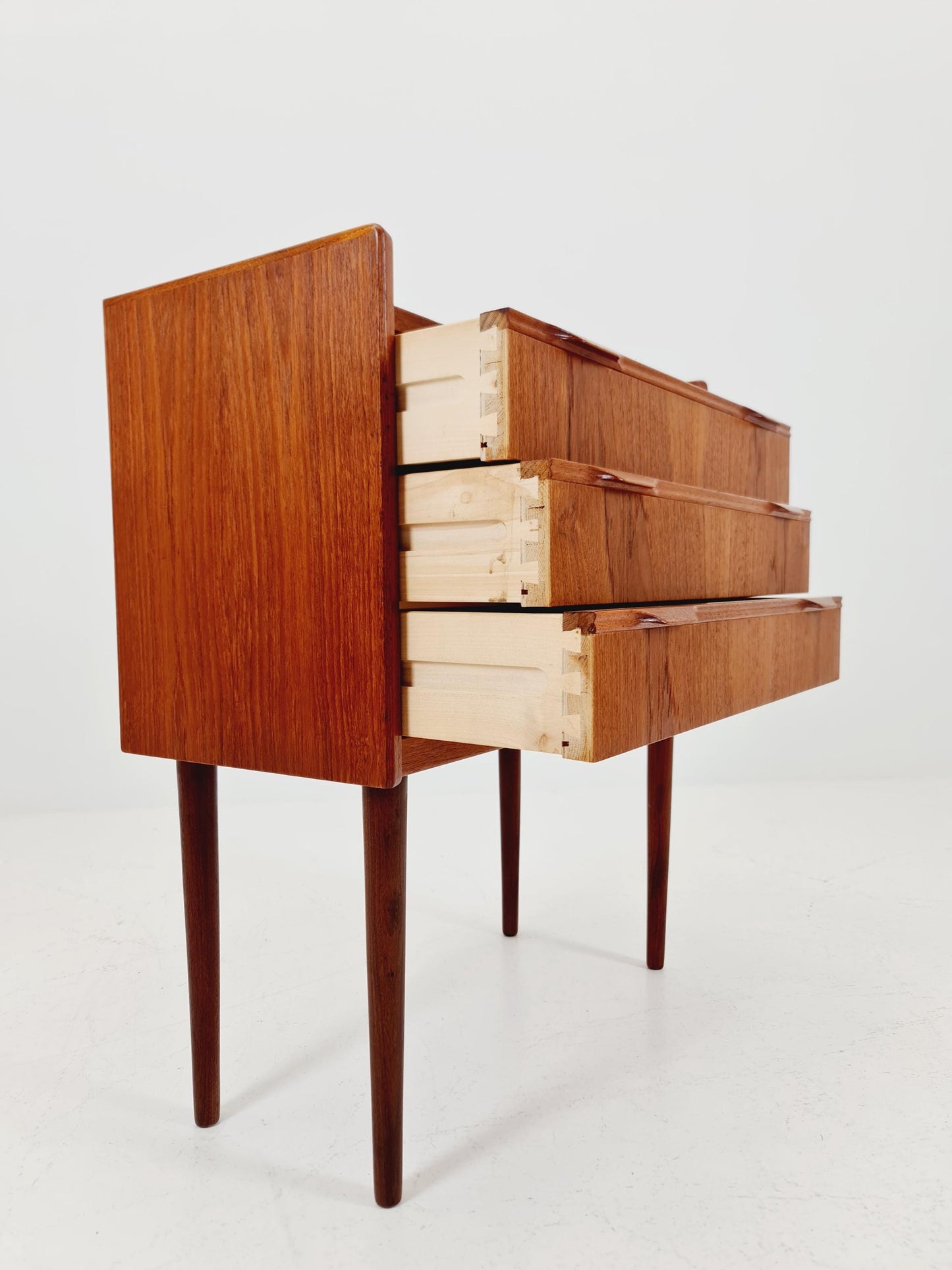 Midcentury danish drawer dresser /3 drawers by Henning Jørgensen for Fredericia Møbelfabrik , 1960s