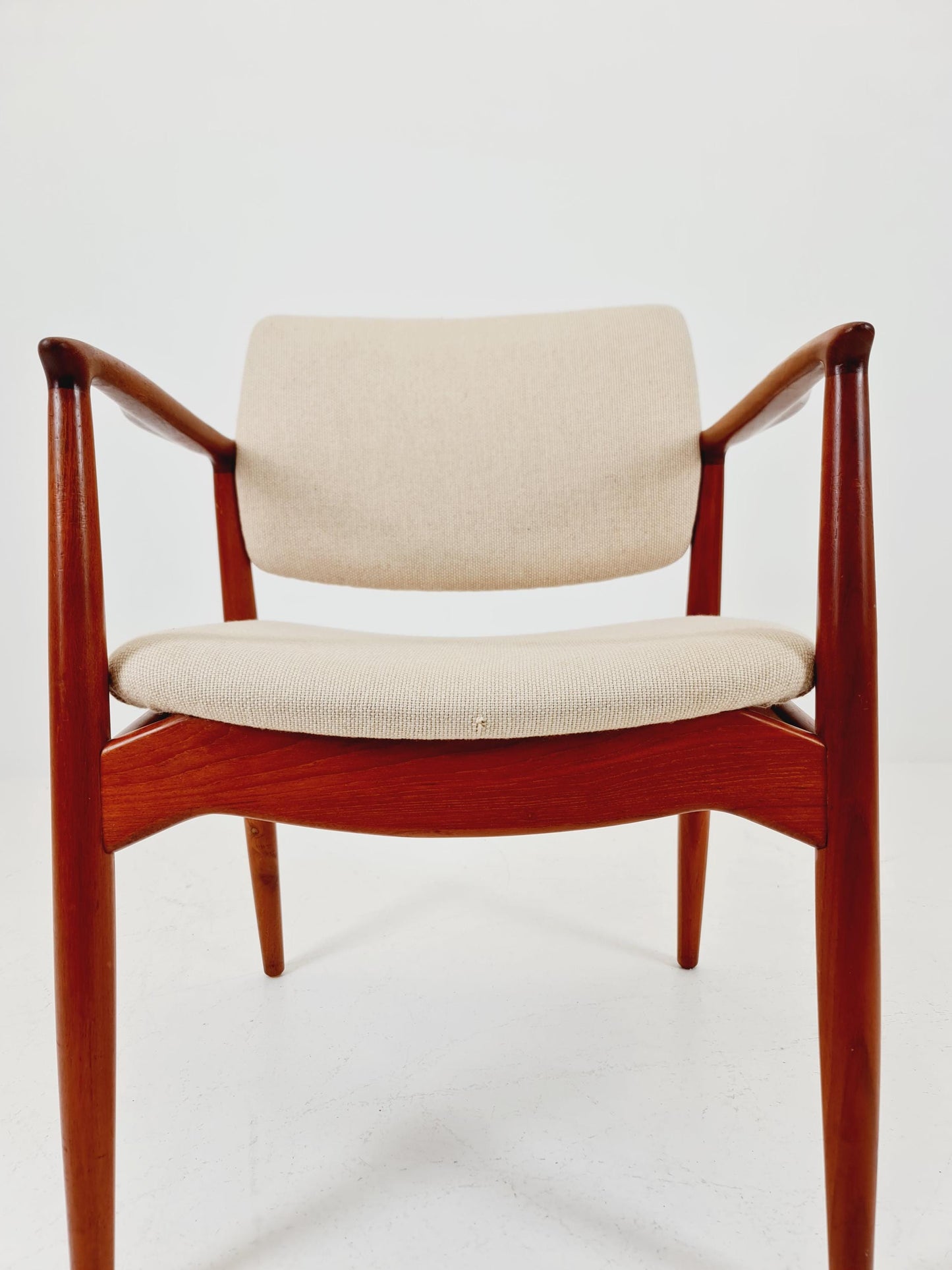 Danish Rare Teak capitains Armchair By Erik Buch for Orum Möbler modell nr 67 , 1960s