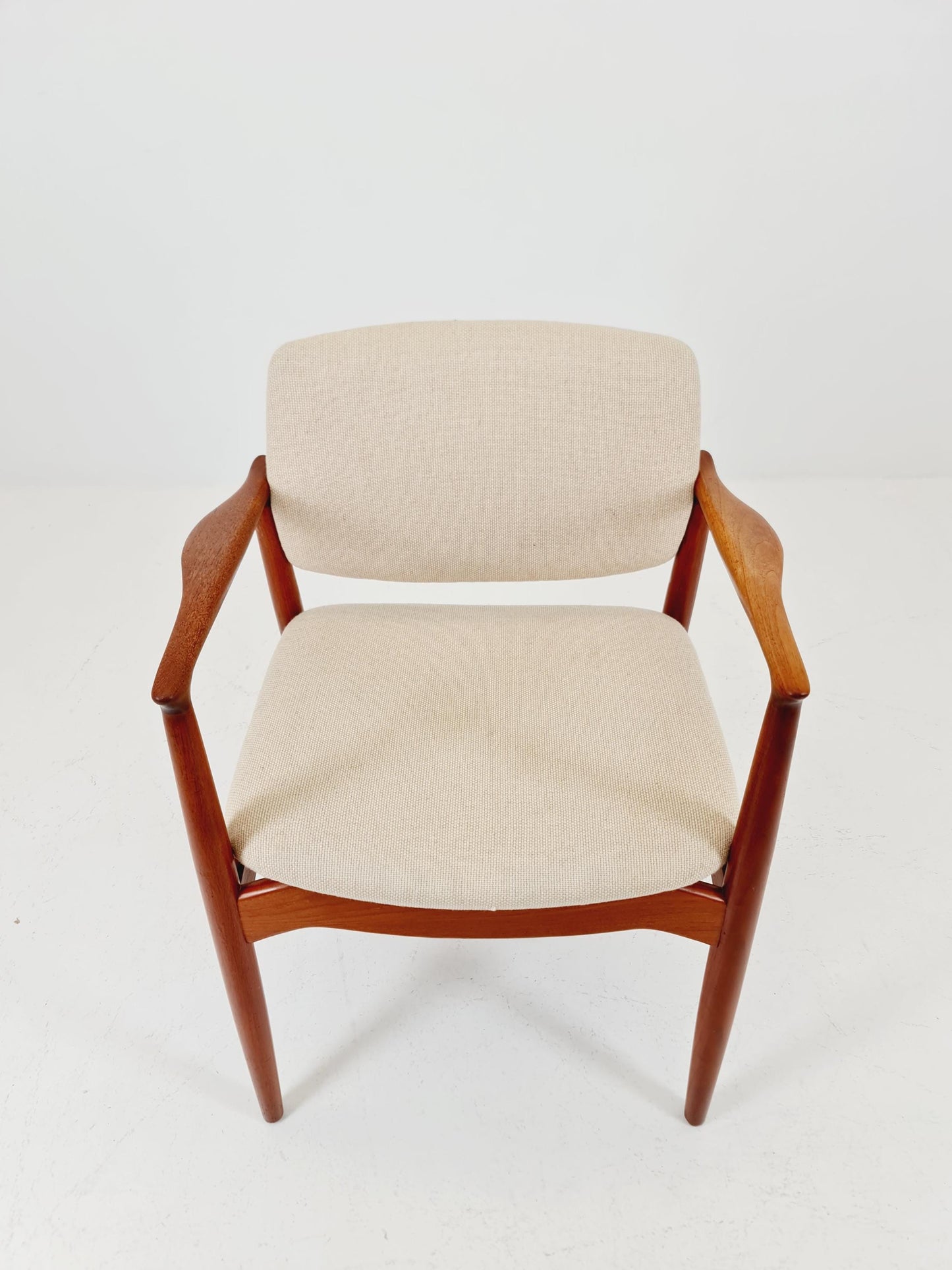 Danish Rare Teak capitains Armchair By Erik Buch for Orum Möbler modell nr 67 , 1960s