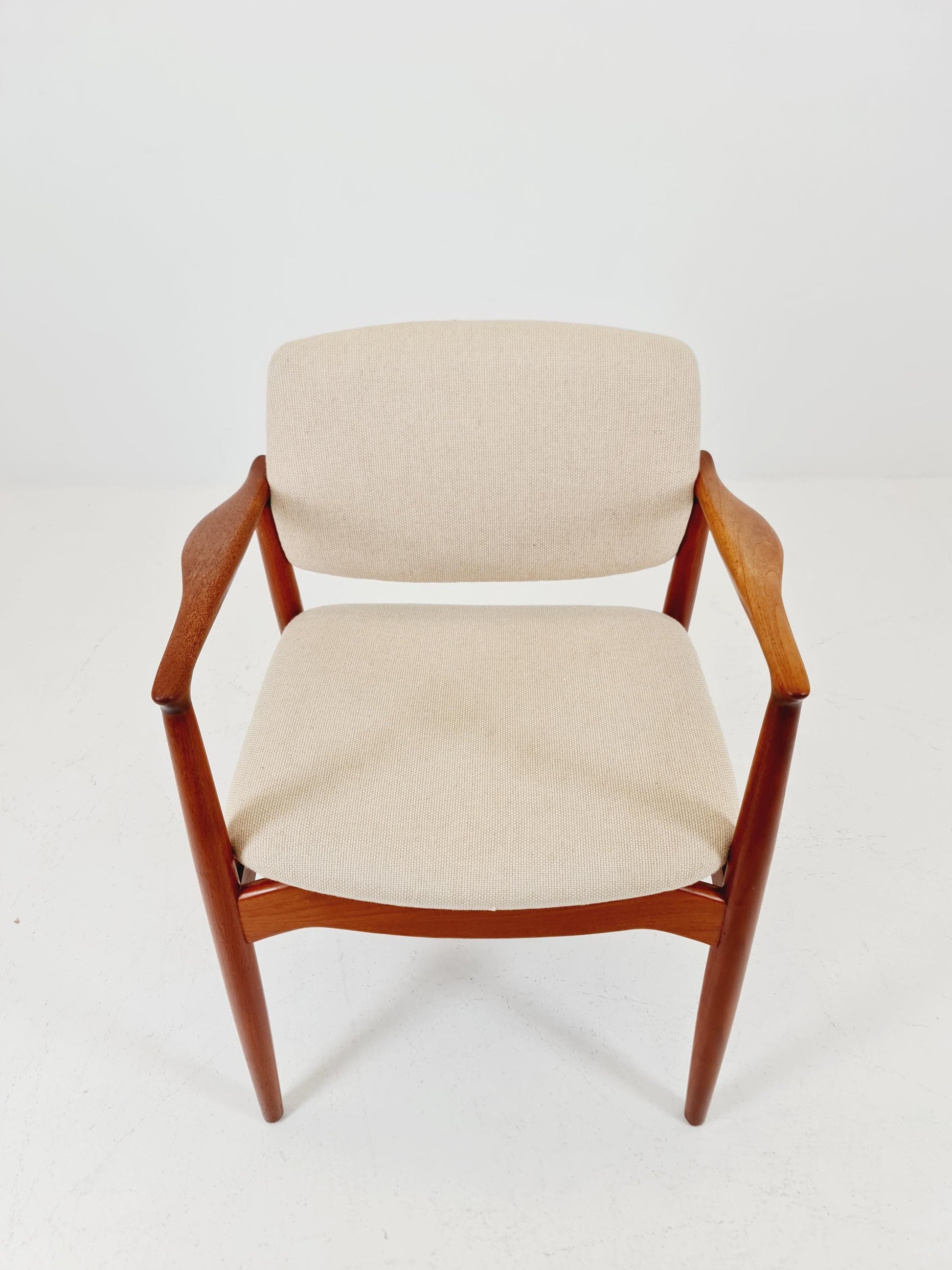 Danish Rare Teak capitains Armchair By Erik Buch for Orum Möbler modell nr 67 , 1960s