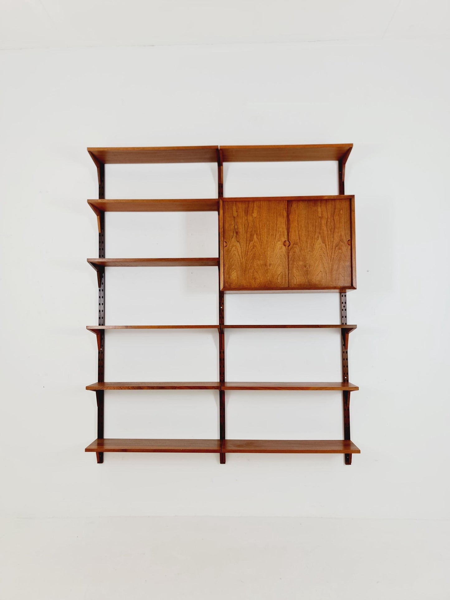 Mid century Danish Walnut Wall Unit with cabinet /Desk by Poul Cadovius for Royal,Denmark, 1960s