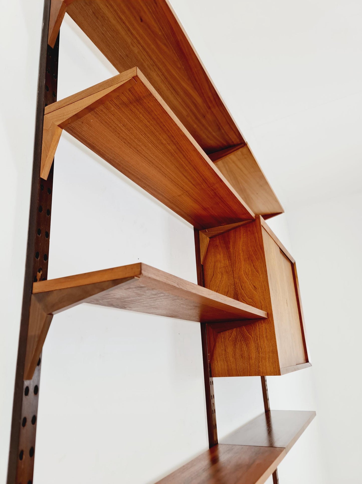 Mid century Danish Walnut Wall Unit with cabinet /Desk by Poul Cadovius for Royal,Denmark, 1960s