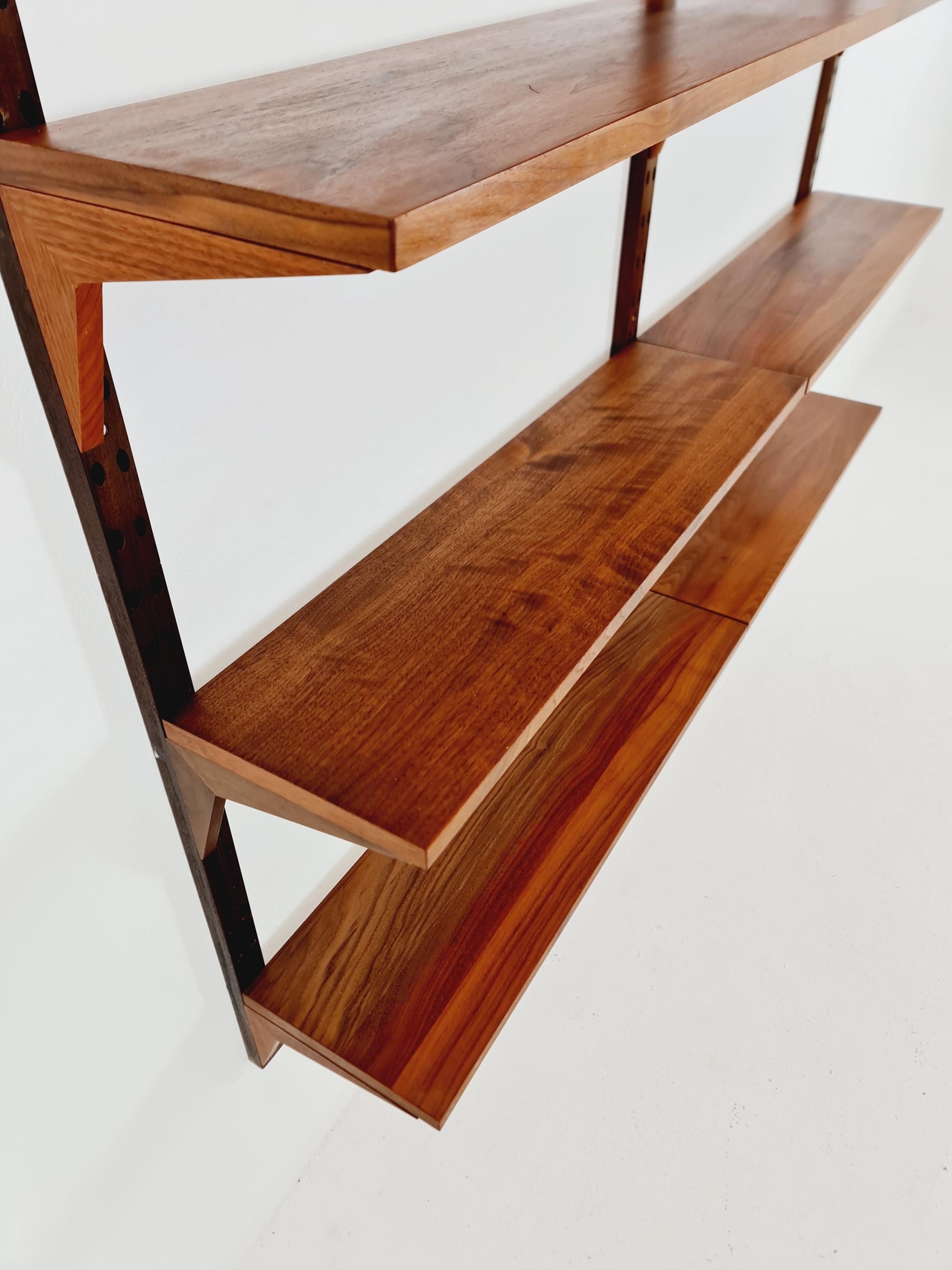 Mid century Danish Walnut Wall Unit with cabinet /Desk by Poul Cadovius for Royal,Denmark, 1960s