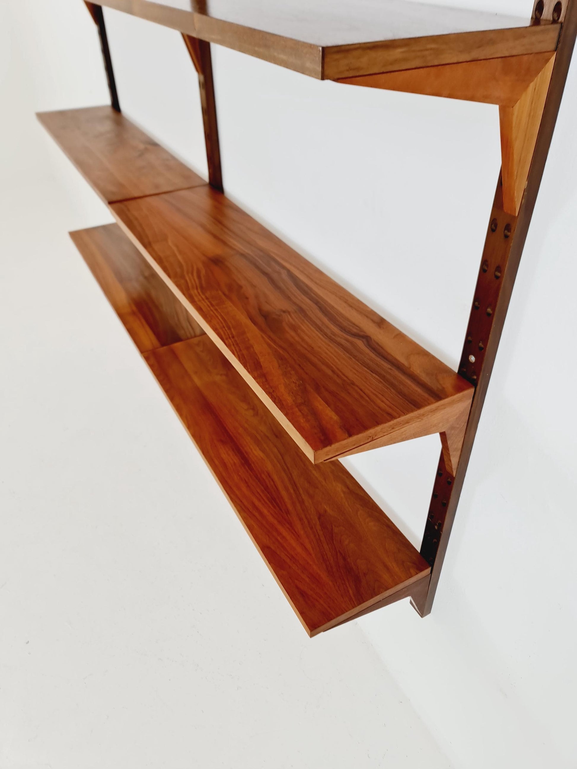 Mid century Danish Walnut Wall Unit with cabinet /Desk by Poul Cadovius for Royal,Denmark, 1960s