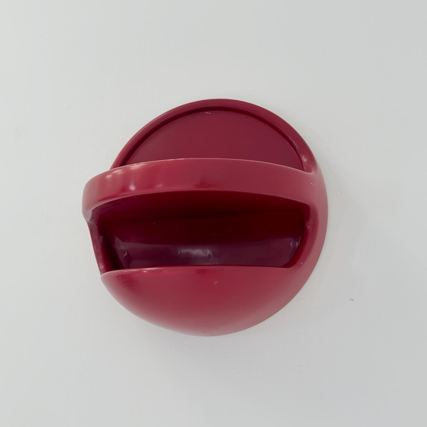 Mid Century Space Age Red Wall Shelf by Gerd Lange for Ilse Möbel, Germany 1970s