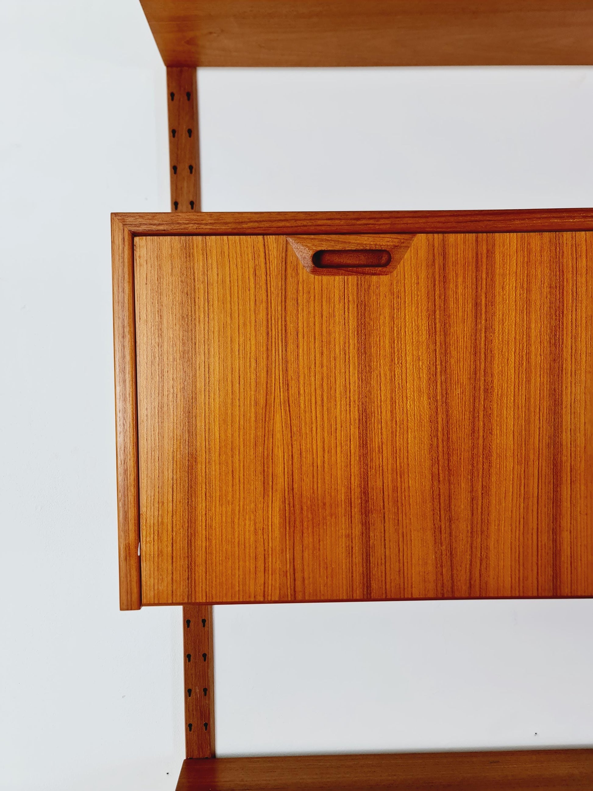 Rare Mid century Danish Teak Wall Unit by Sven Ellekaer For Abert Hansen, Denmark, 1960s