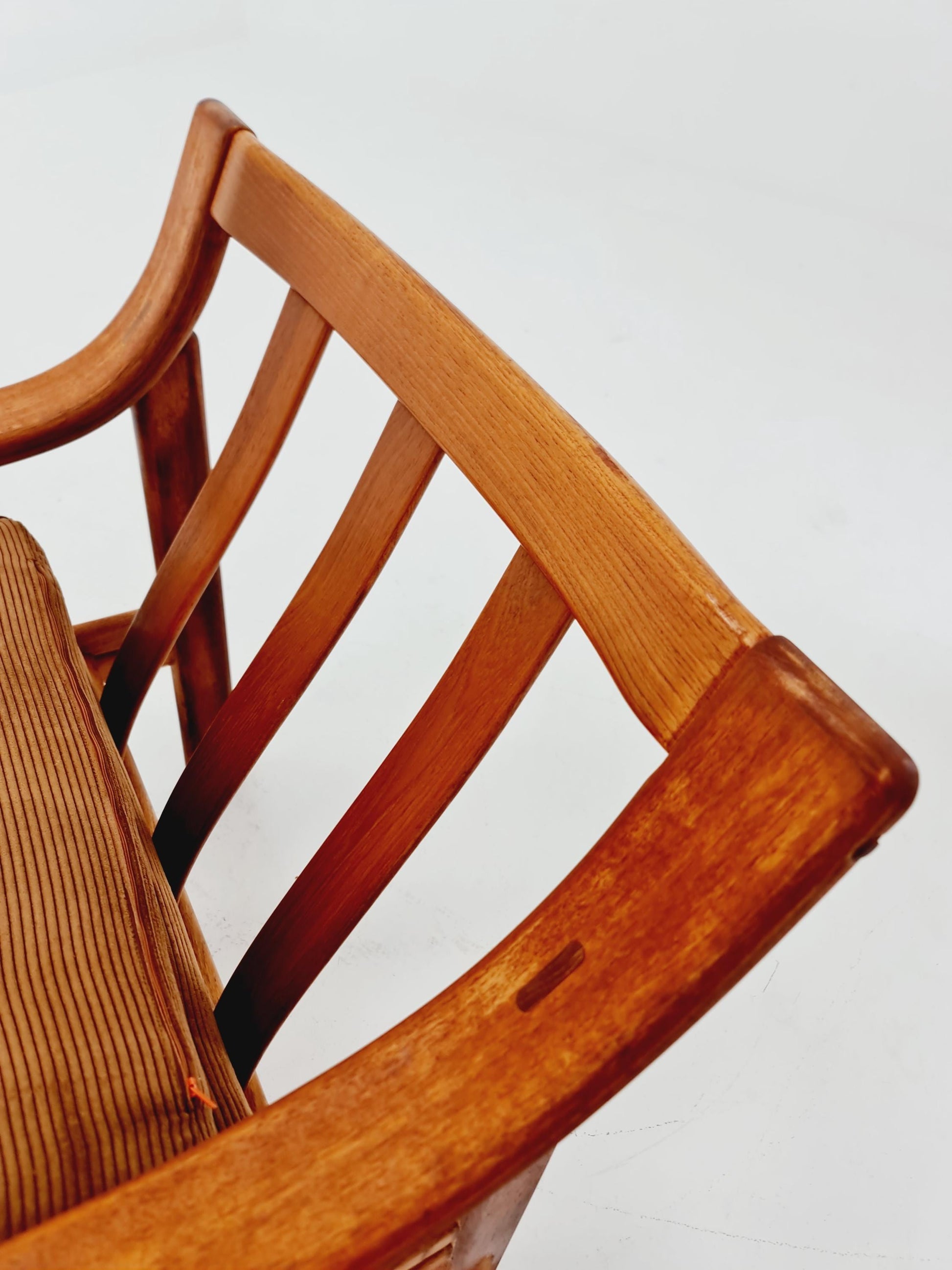 Mid-century Rare Danish teak lounge chair ,By Silkborg 1970s