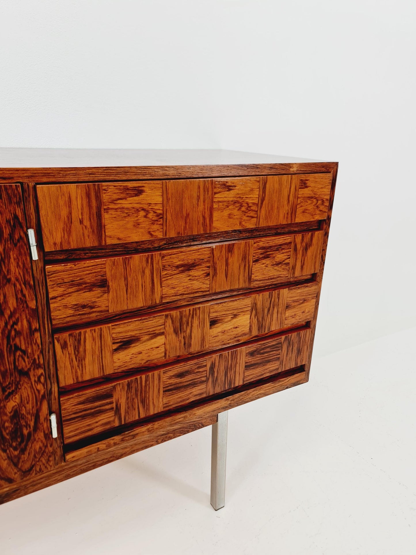 Rare Mid Century Modern Rosewwod German Sideboard, 1960s
