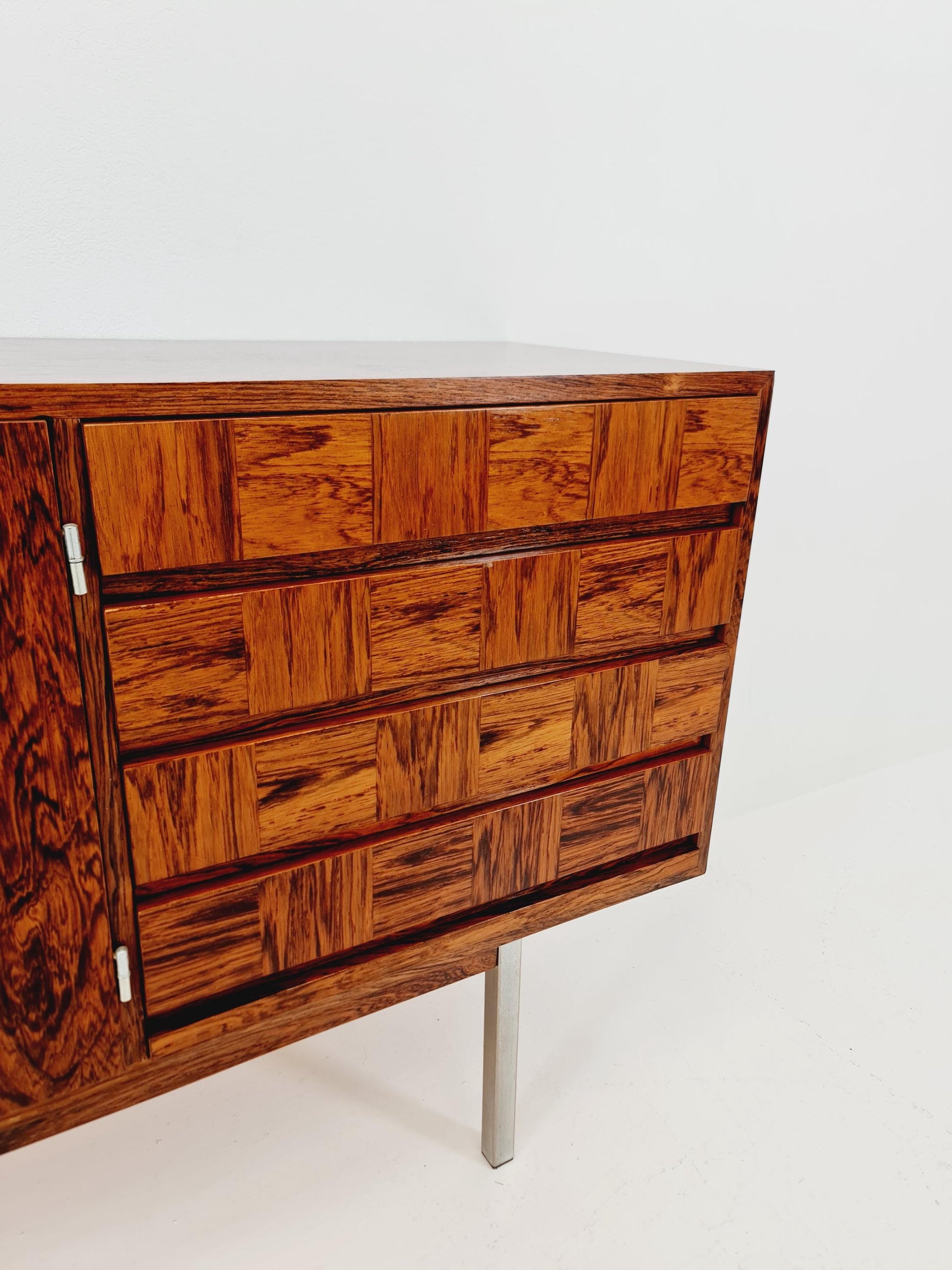 Rare Mid Century Modern Rosewwod German Sideboard, 1960s