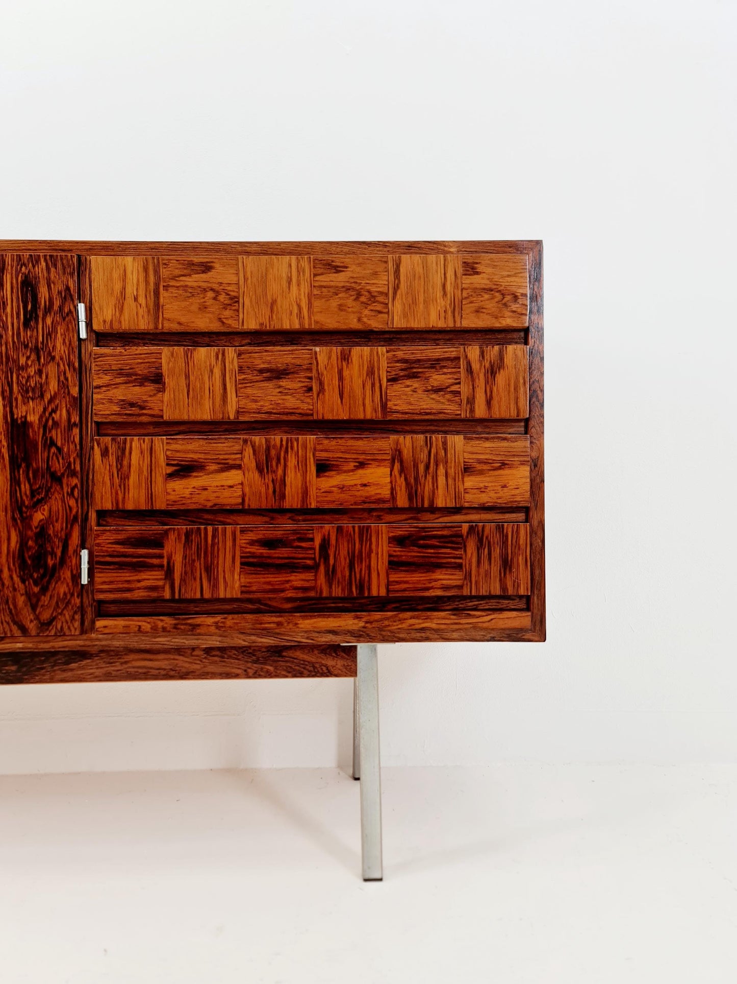 Rare Mid Century Modern Rosewwod German Sideboard, 1960s