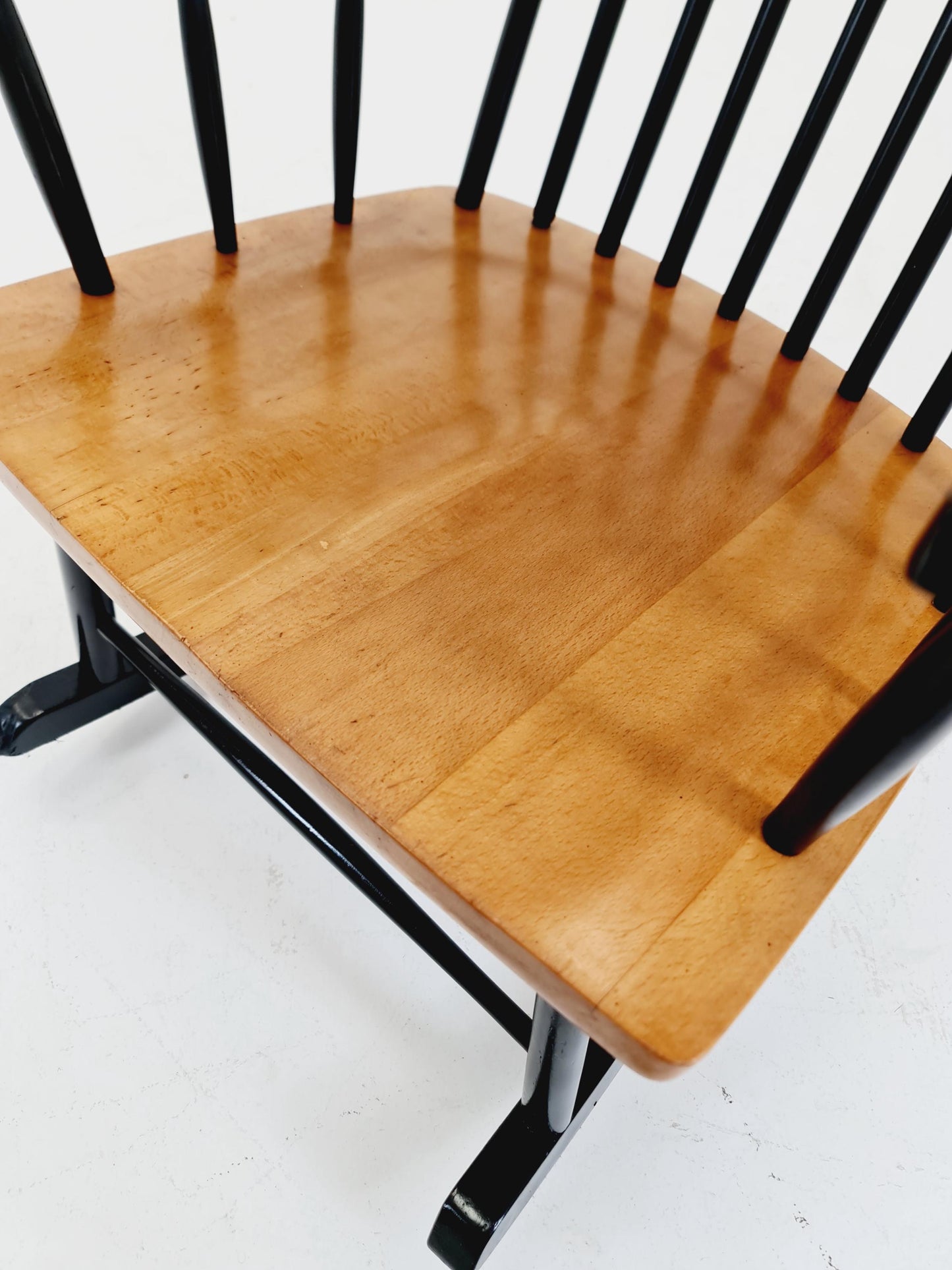 Mid Century Rocking Chair teak by Ilmar Tapiovaara for Asko , 1960s