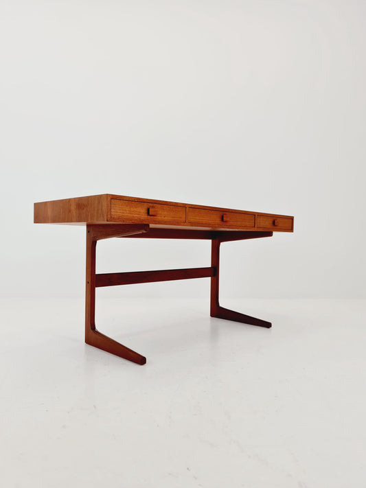 Danish teak desk model Executive Desk by Georg Petersens for Farum 1960s
