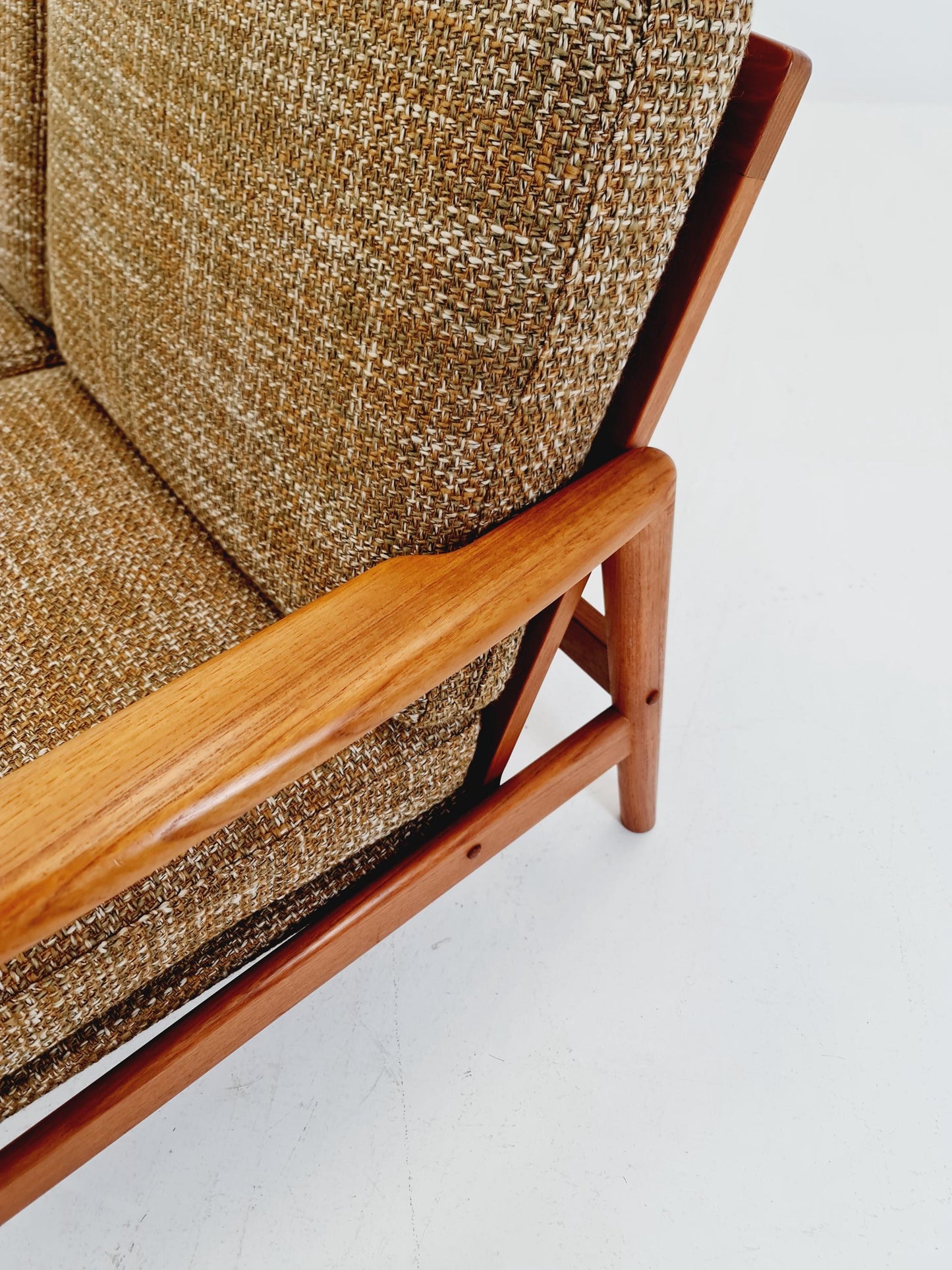 Mid century easy lounge couch by Arne Wahl Iversen for komfort teak , 1960s