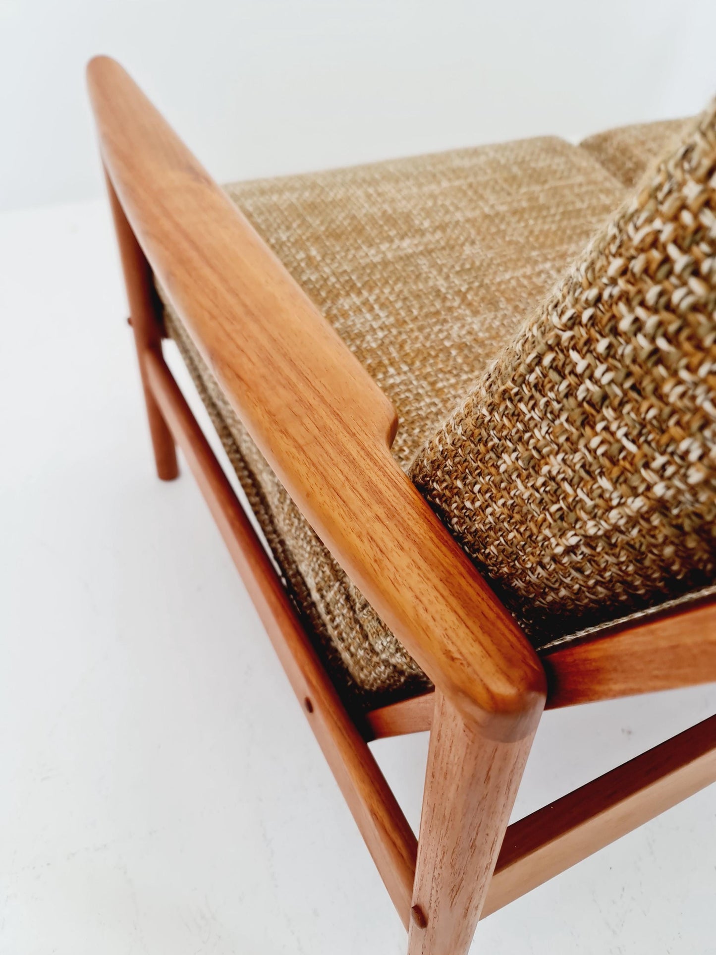 Mid century easy lounge couch by Arne Wahl Iversen for komfort teak , 1960s