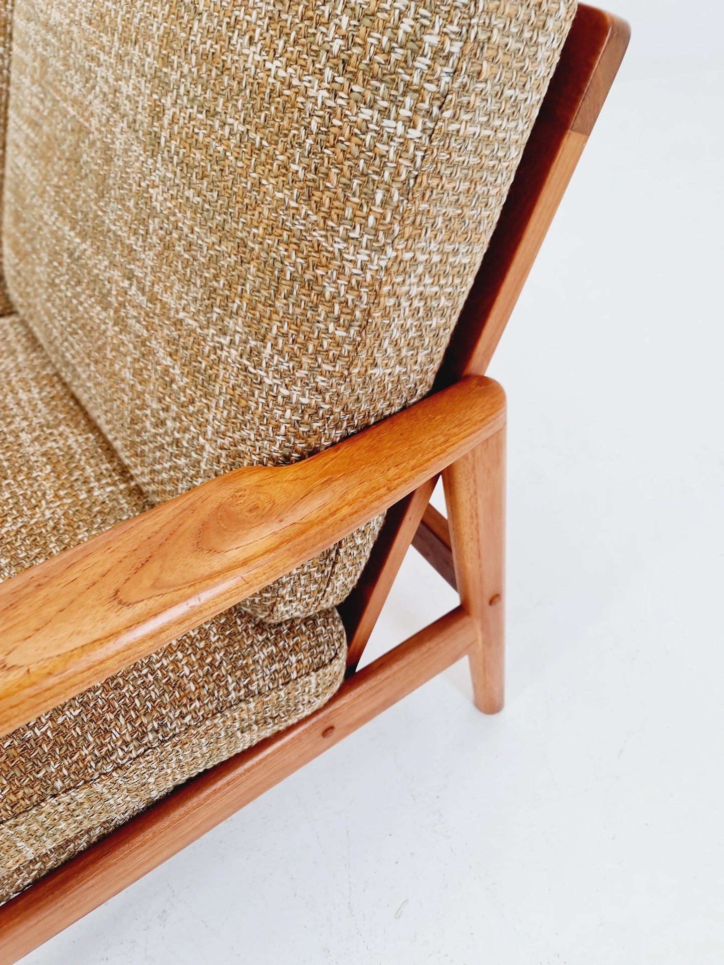 Mid century easy lounge couch by Arne Wahl Iversen for komfort teak , 1960s