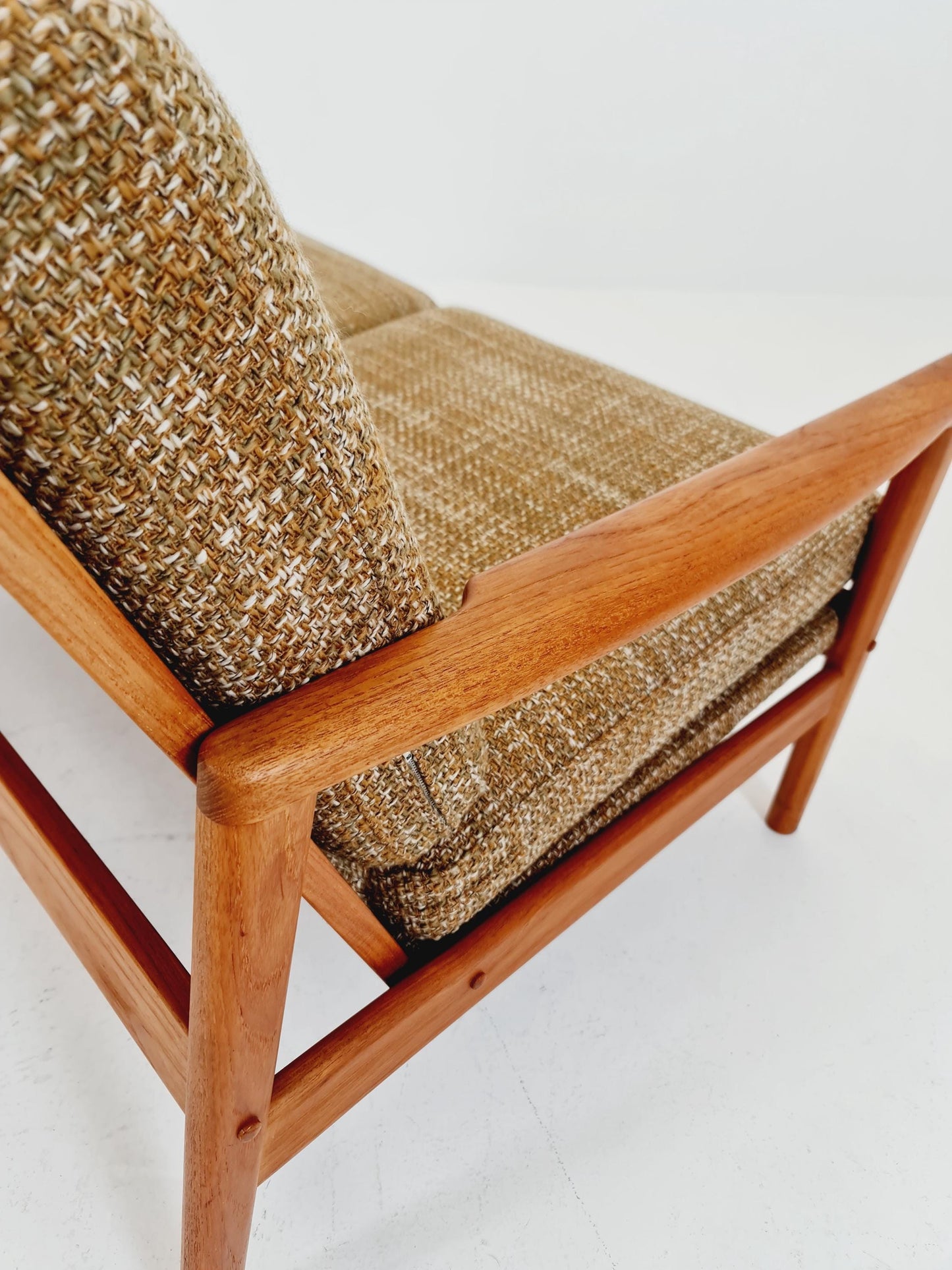Mid century easy lounge couch by Arne Wahl Iversen for komfort teak , 1960s