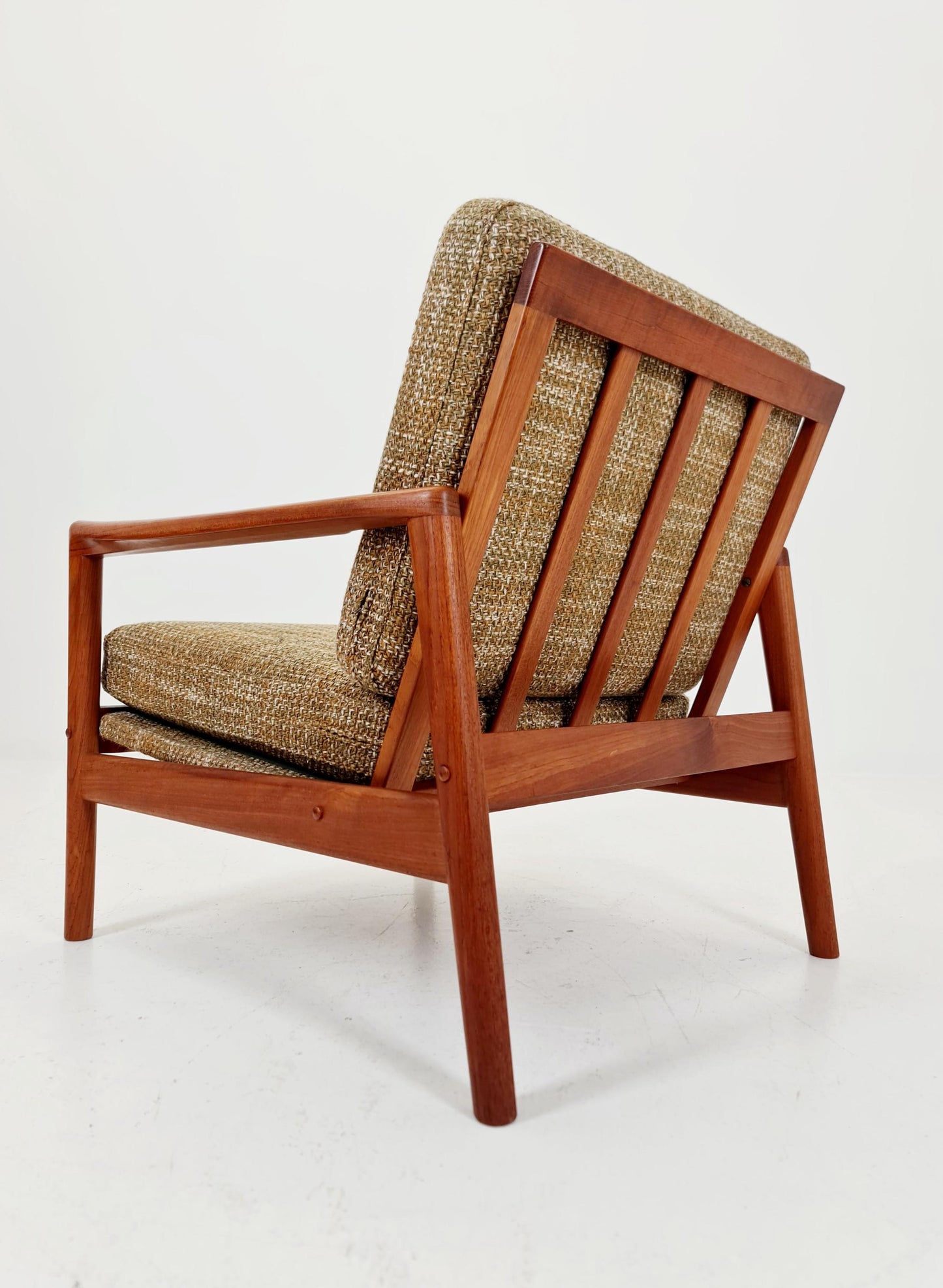 Mid century teak easy lounge chair by Arne Wahl Iversen for Komfort , 1960s