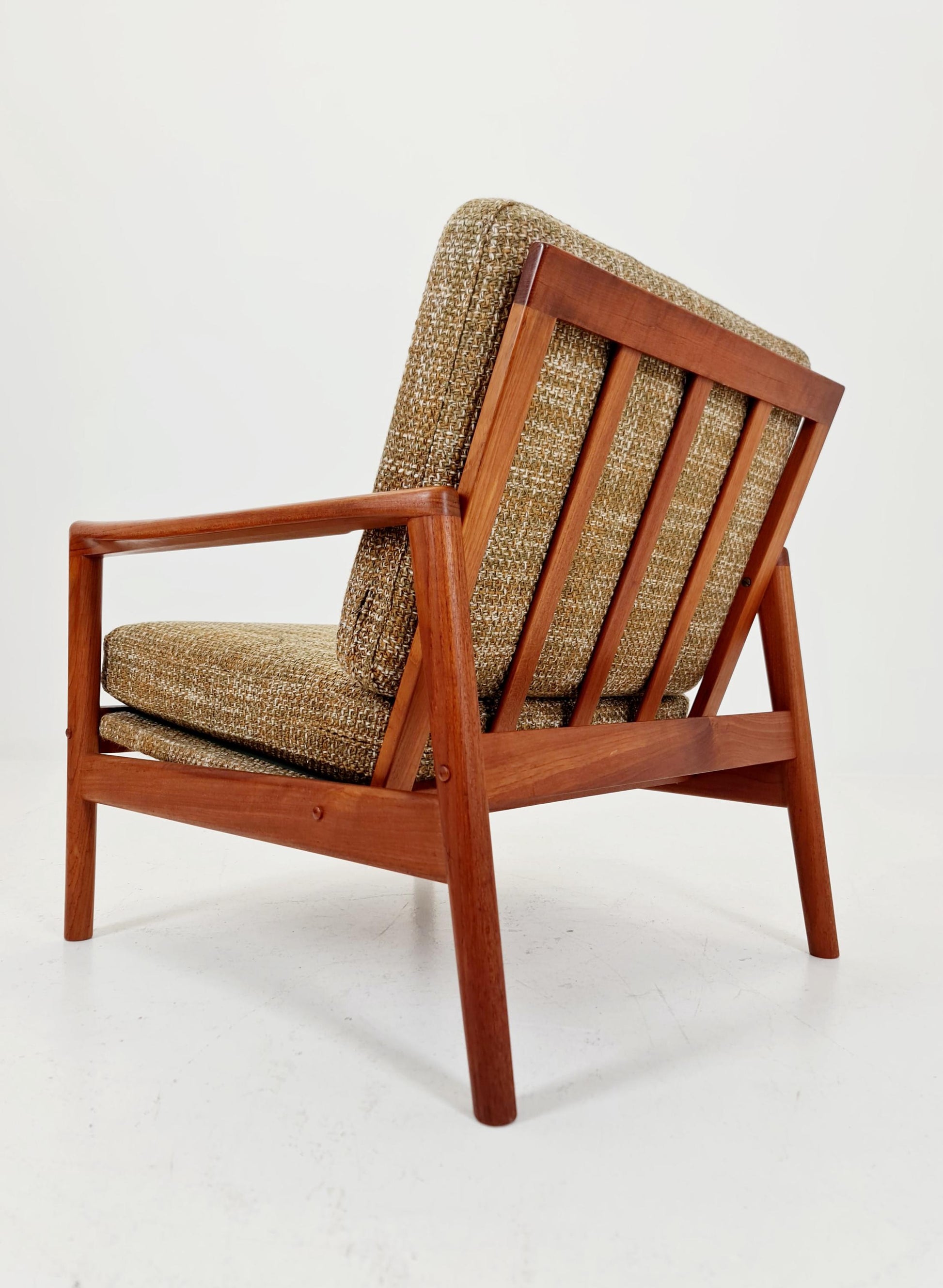 Mid century teak easy lounge chair by Arne Wahl Iversen for Komfort , 1960s