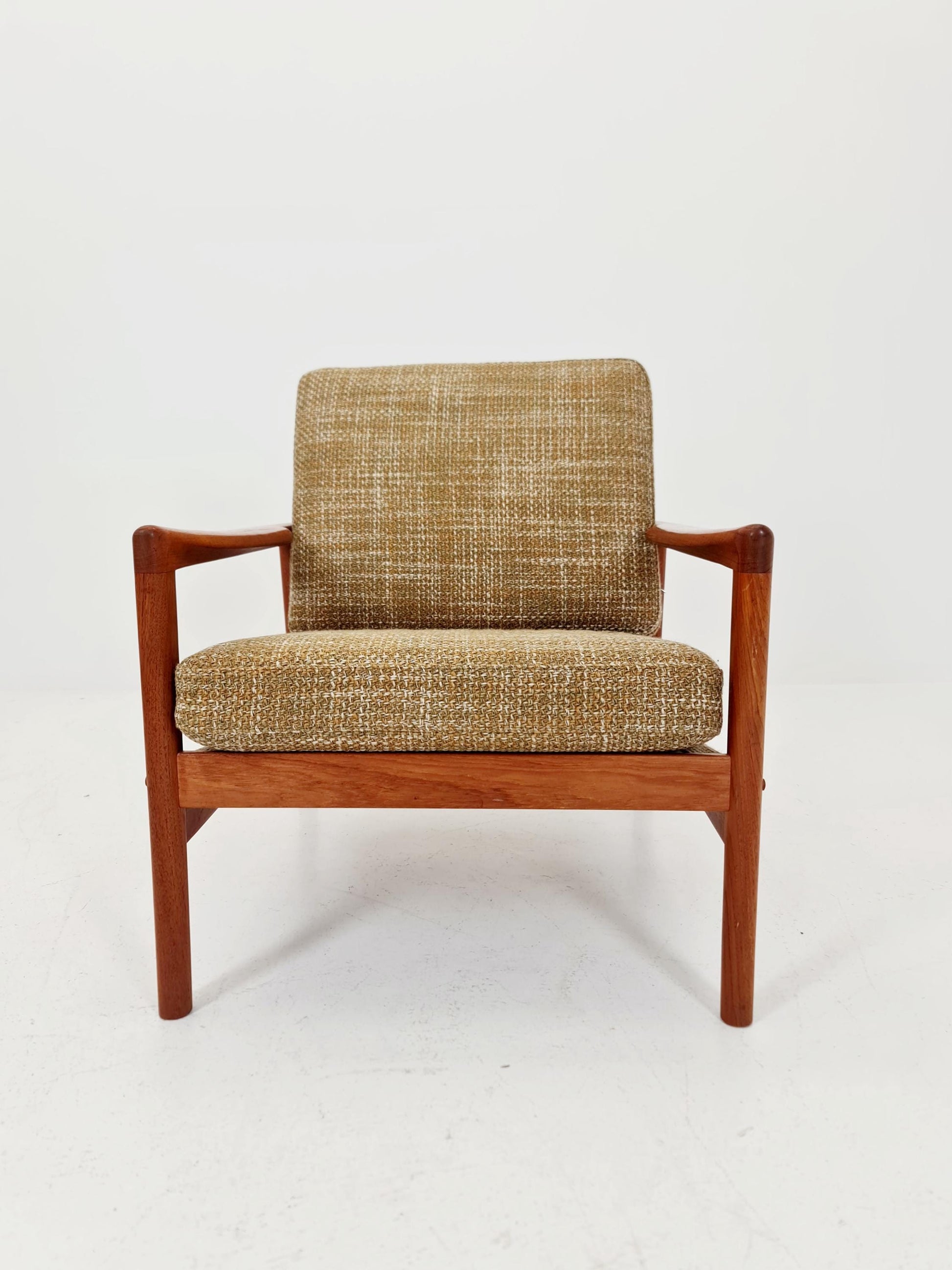Mid century teak easy lounge chair by Arne Wahl Iversen for Komfort , 1960s