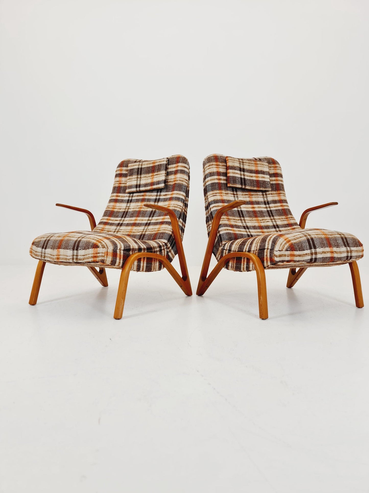 Midcentury easy chairs by paul Bode, Germany, 1950s,