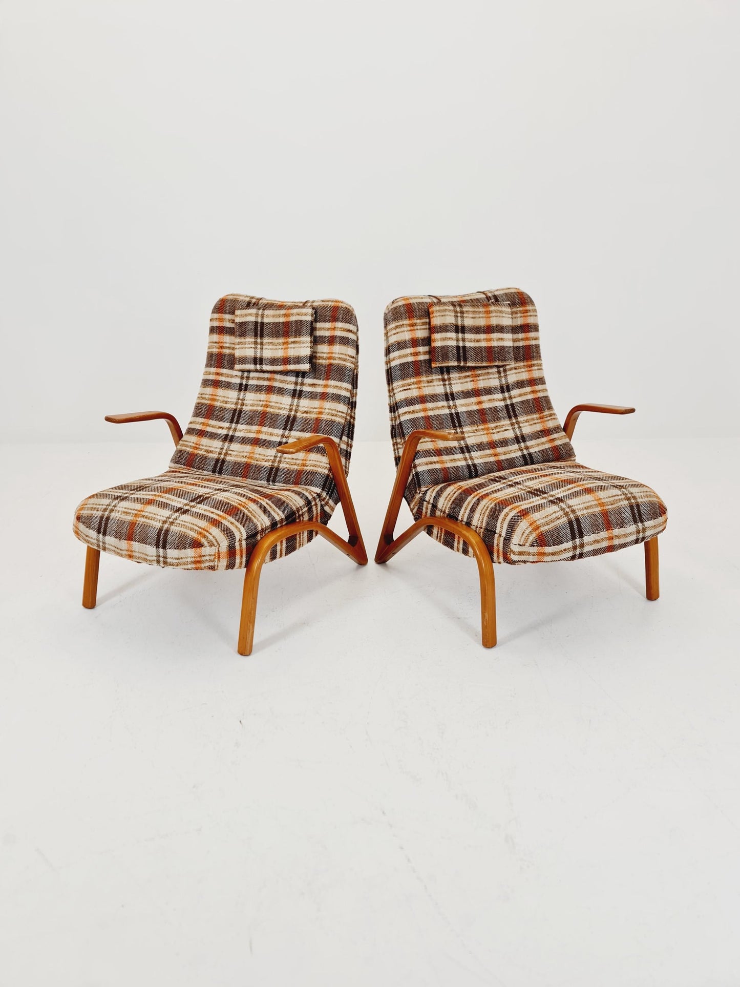 Midcentury easy chairs by paul Bode, Germany, 1950s,