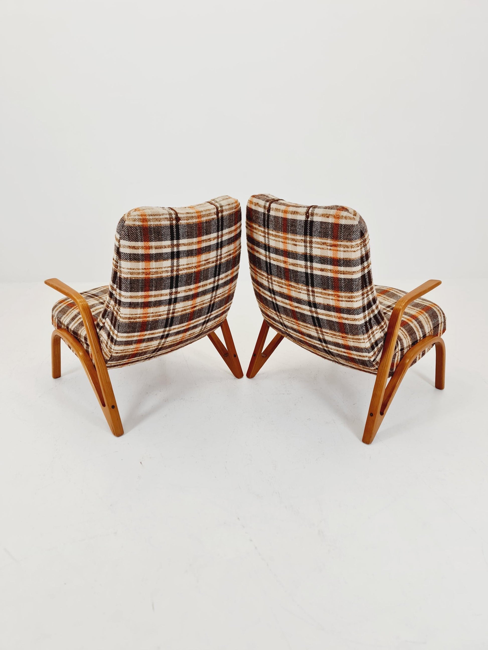 Midcentury easy chairs by paul Bode, Germany, 1950s,