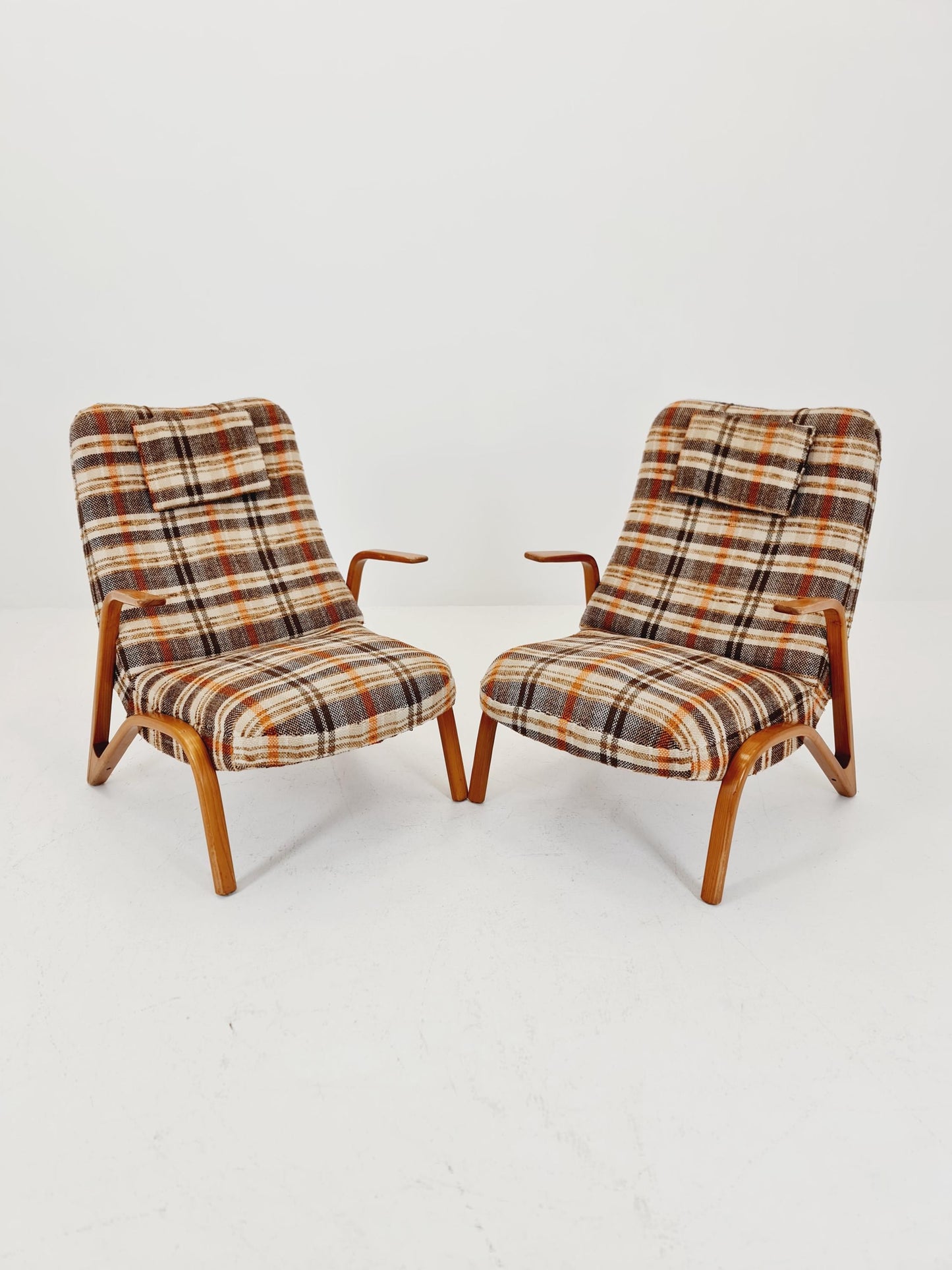 Midcentury easy chairs by paul Bode, Germany, 1950s,