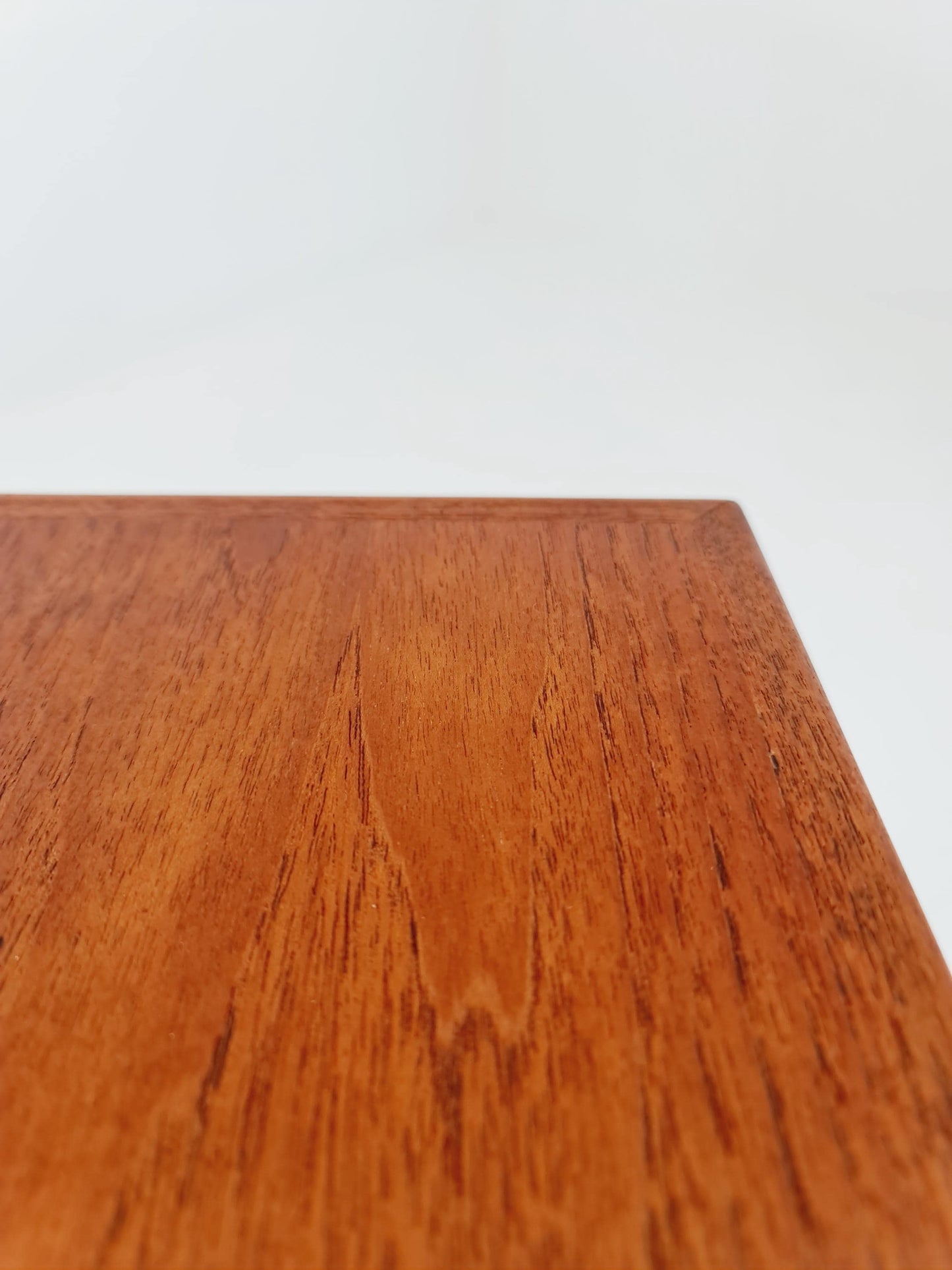 Mid century Danish Teak & Rattan Coffee table by Trioh Möbler Denmark, 1960s