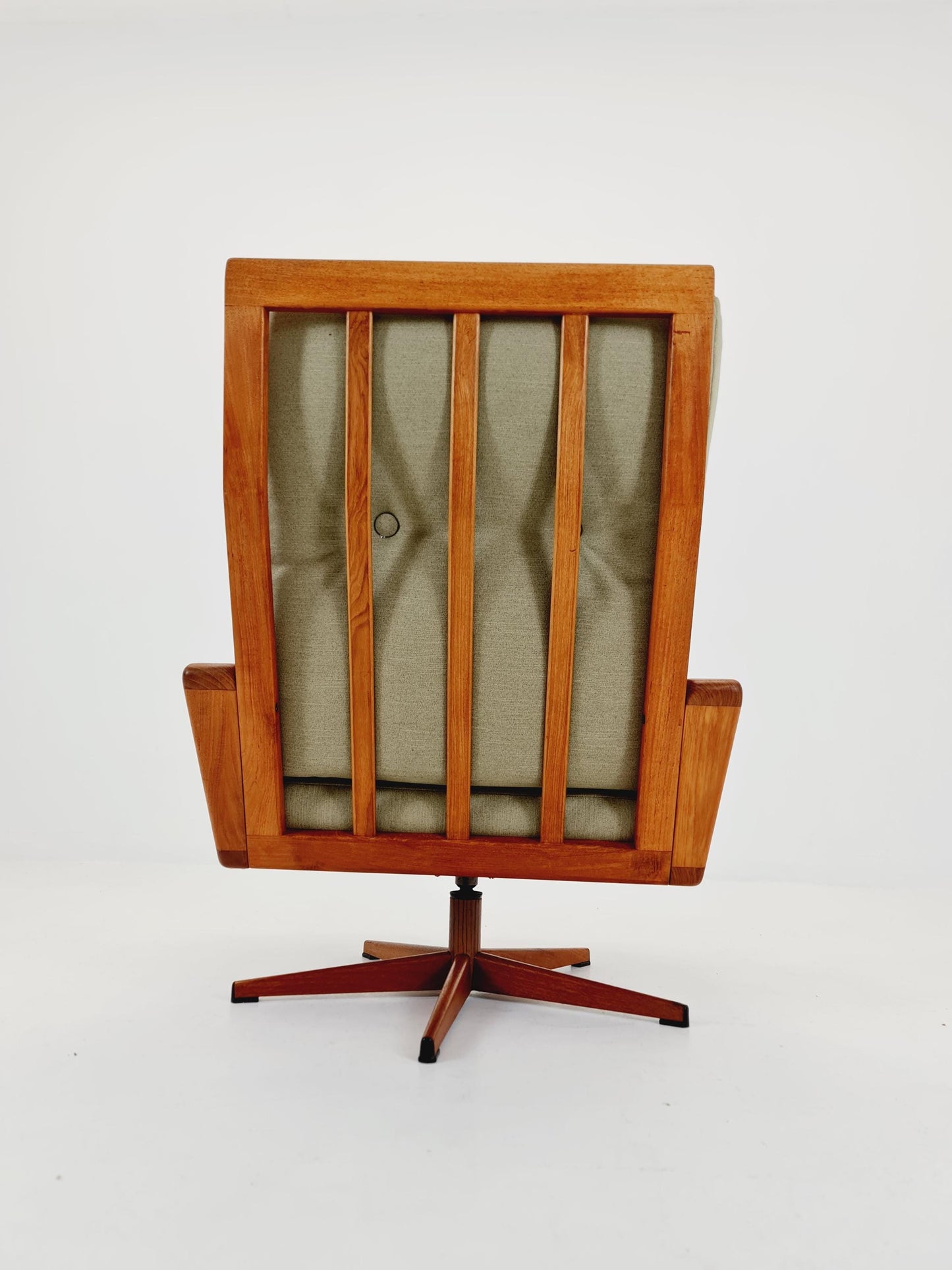 Mid century teak easy lounge chair by Arne Wahl Iversen for Komfort , 1960s