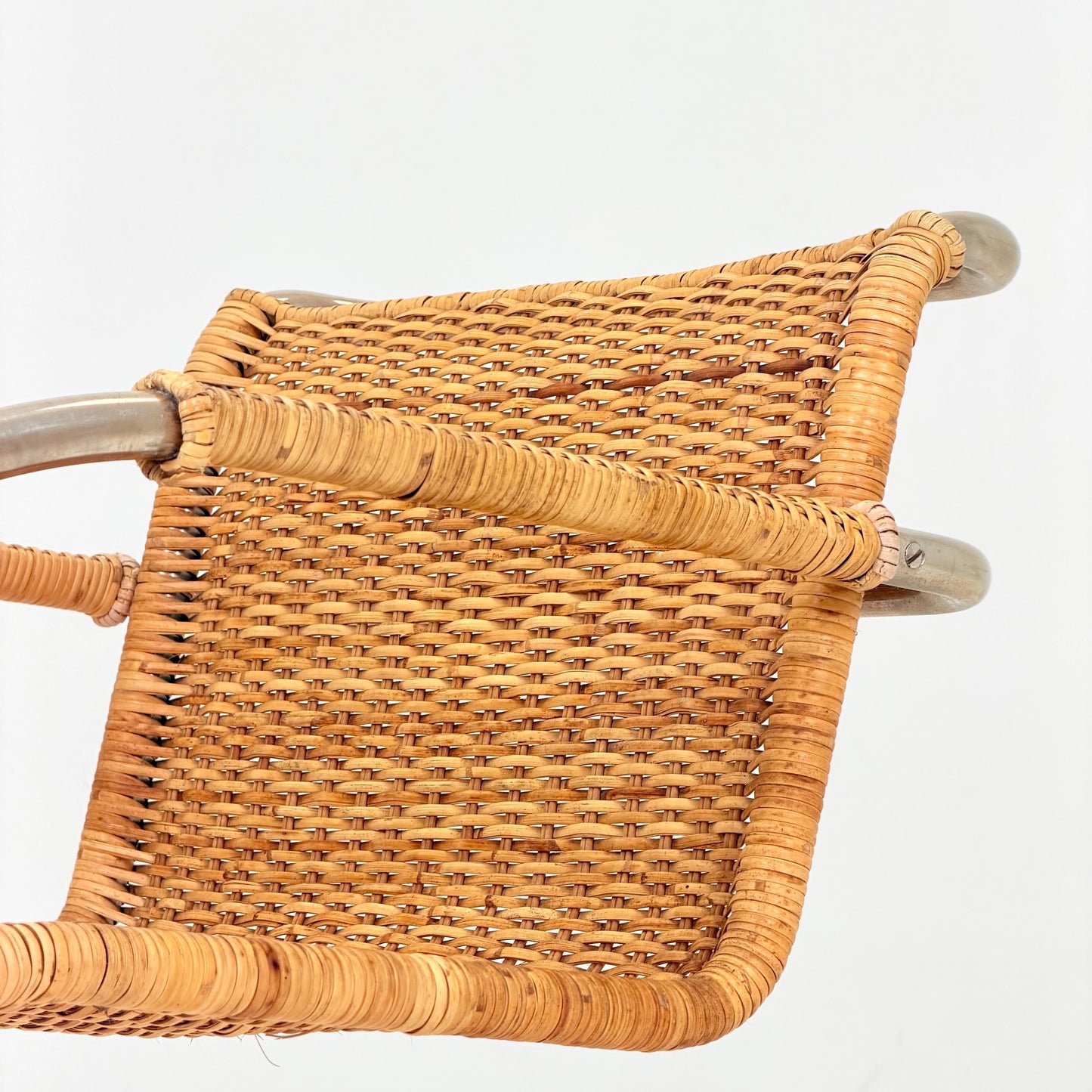 Mid Century D42 Rattan Cantilever Lounge Chair by Ludwig Mies van der Rohe for Tecta, 1970s Germany