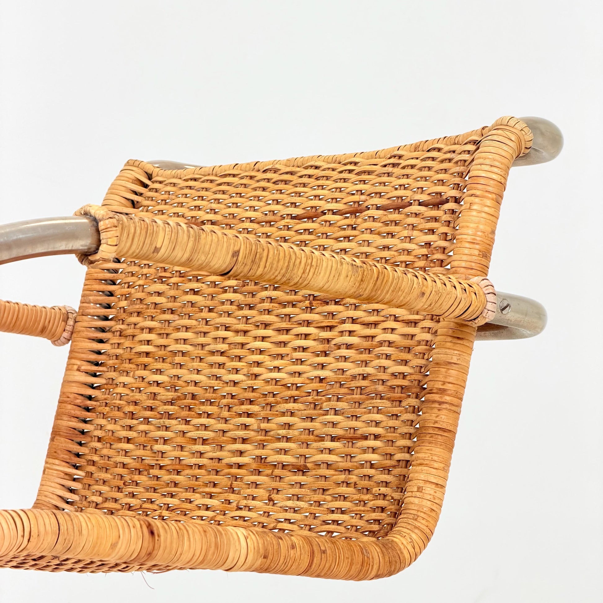 Mid Century D42 Rattan Cantilever Lounge Chair by Ludwig Mies van der Rohe for Tecta, 1970s Germany