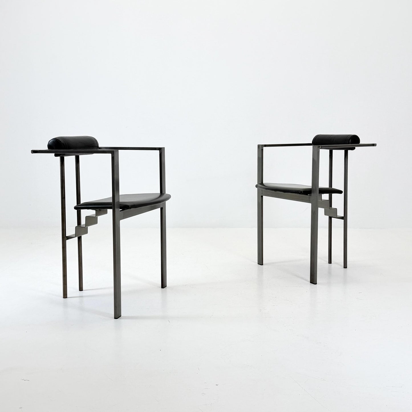 Set of 2 Mid century Trix Chairs by K.F. Förster for KFF Design, 1980s – Germany Postmodern Design