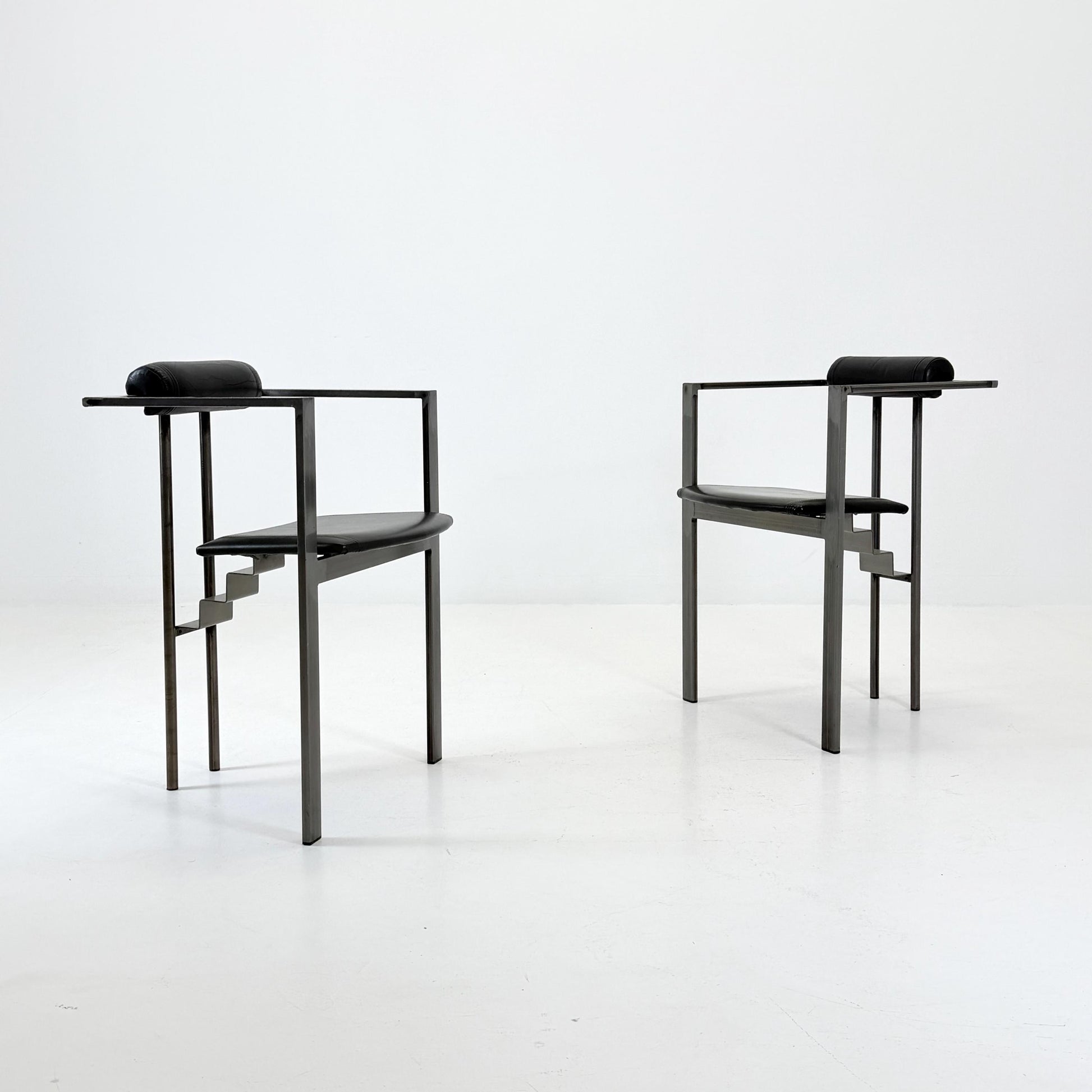 Set of 2 Mid century Trix Chairs by K.F. Förster for KFF Design, 1980s – Germany Postmodern Design