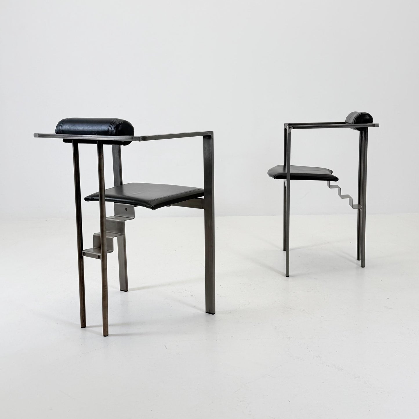 Set of 2 Mid century Trix Chairs by K.F. Förster for KFF Design, 1980s – Germany Postmodern Design