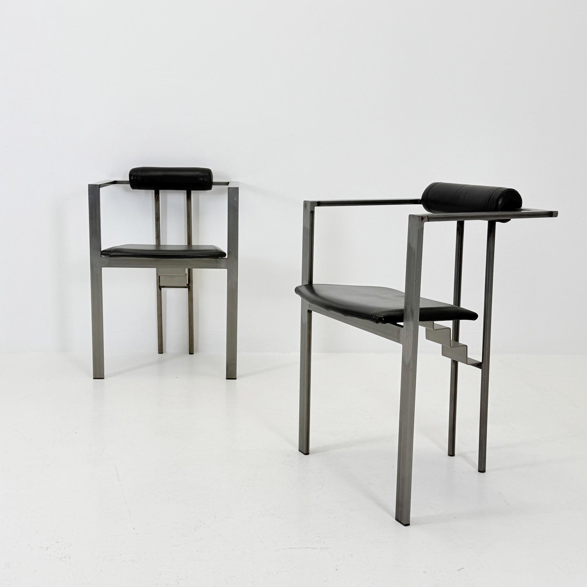 Set of 2 Mid century Trix Chairs by K.F. Förster for KFF Design, 1980s – Germany Postmodern Design