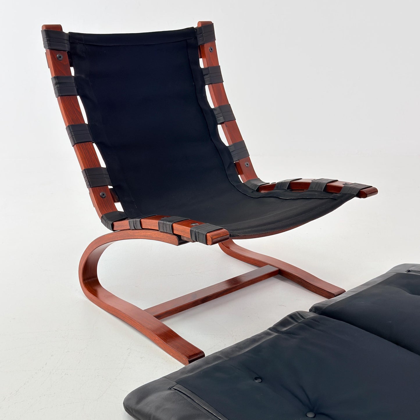 1of 4 Mid century Kangu Lounge Chairs by Elsa Solheim and Nordahl Solheim for Rybo 1970s